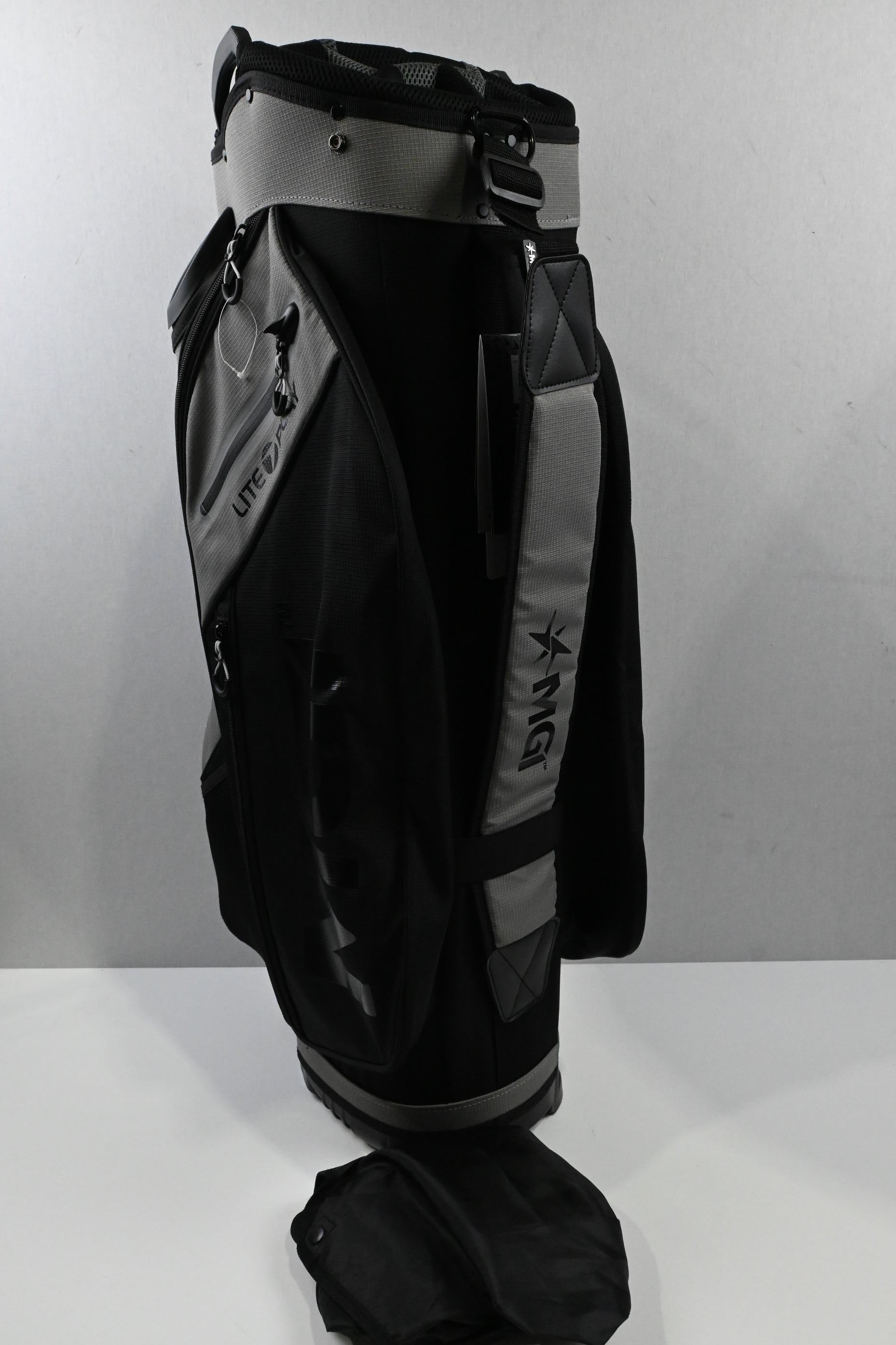 MGI Lite Play Cart Bag / 14 Way Divider / Black & Grey