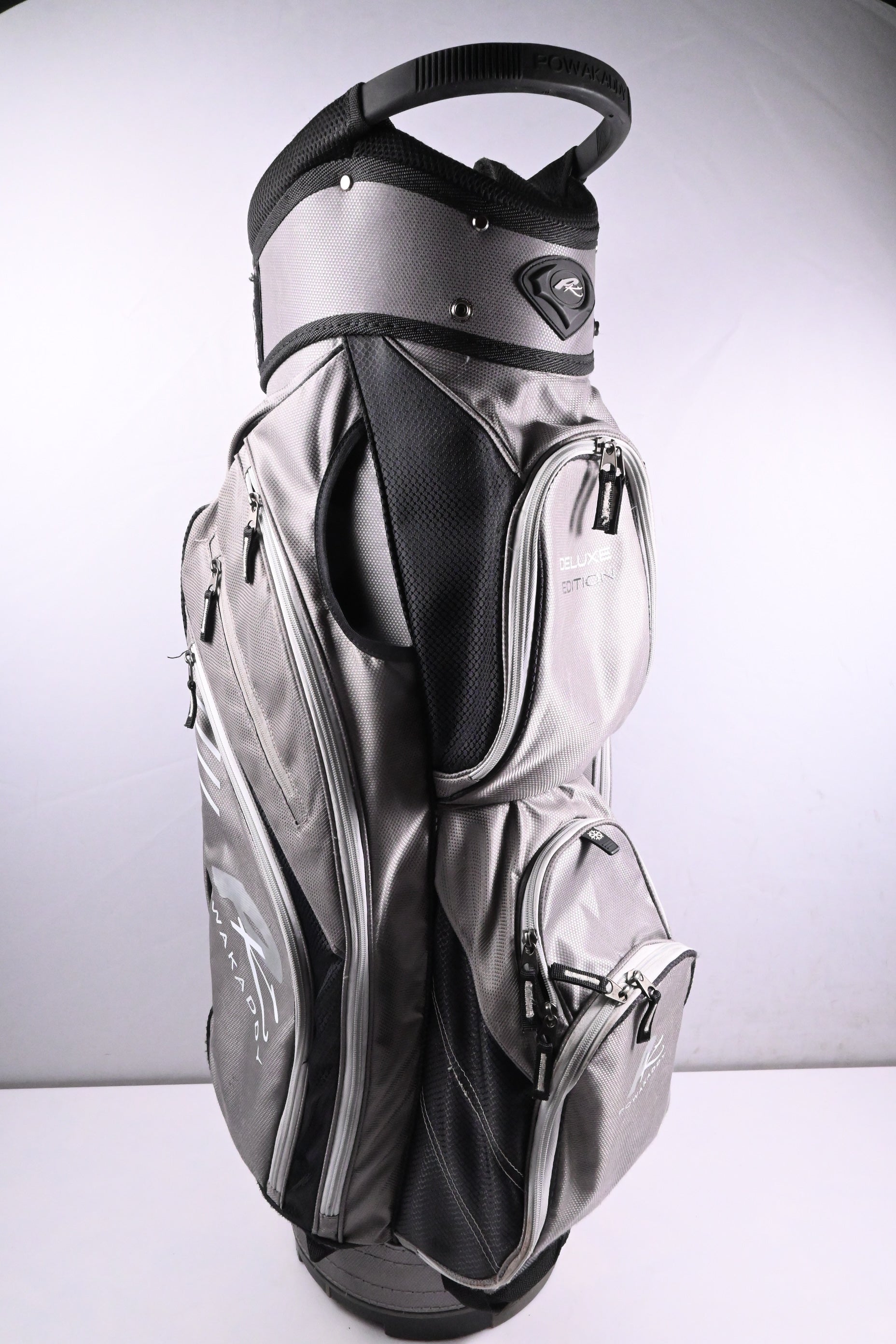 Powakaddy Deluxe Edition Cart Bag / 14-Way Divider / Grey, Black