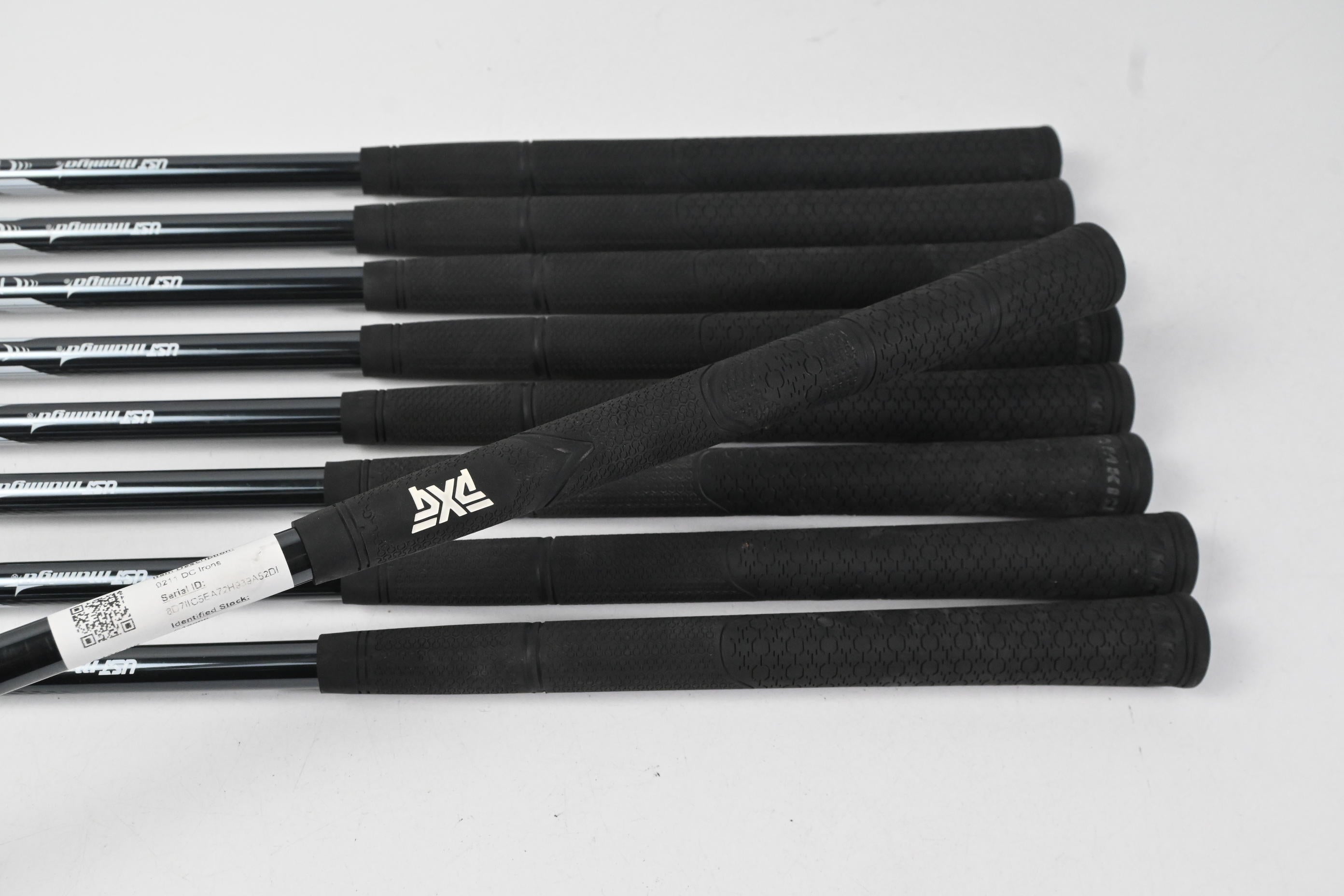 PXG 0211 DC Irons / 4-PW+GW+SW / Stiff Flex UST Mamiya Recoil Dart 75 Shafts