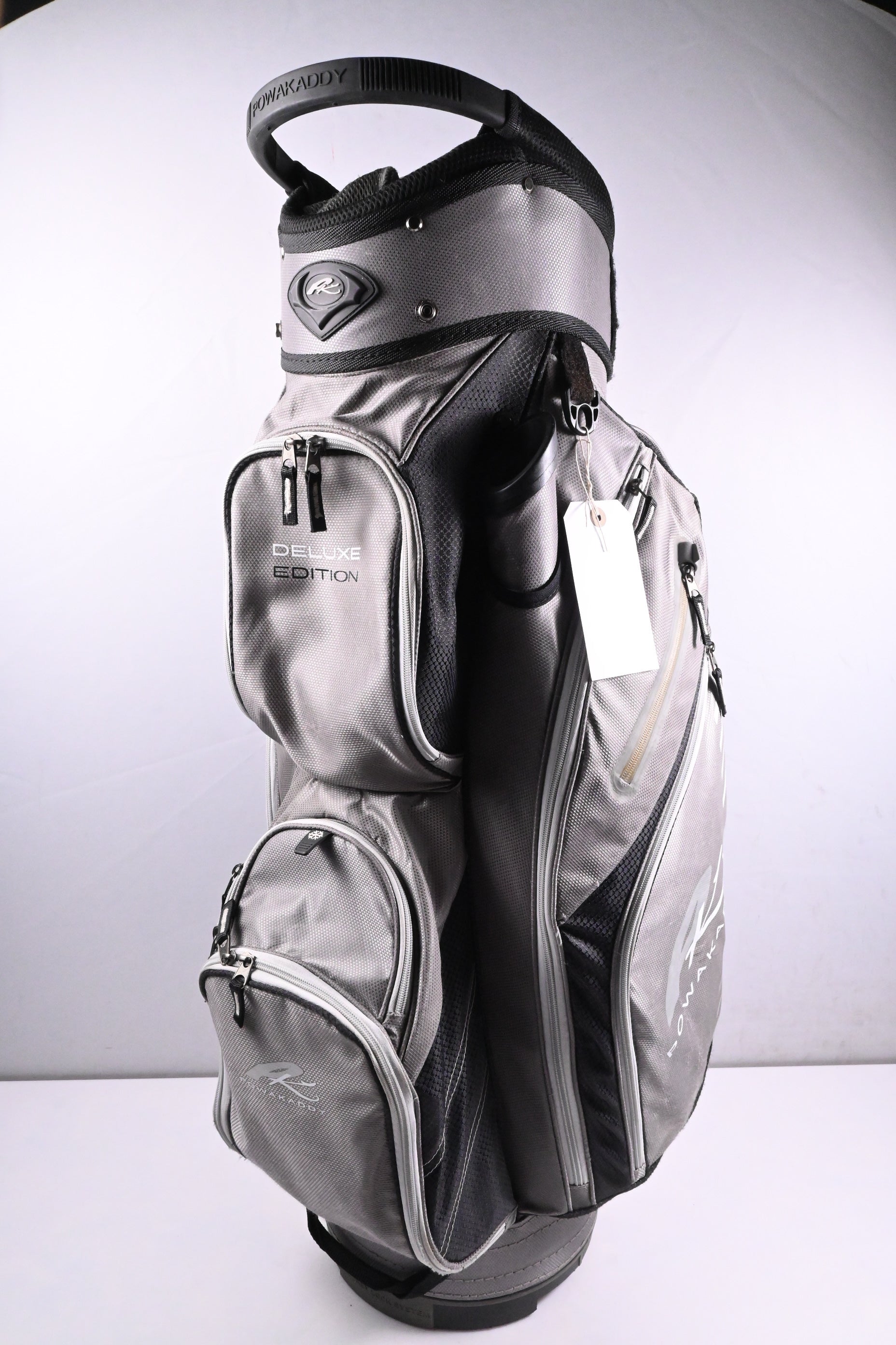 Powakaddy Deluxe Edition Cart Bag / 14-Way Divider / Grey, Black