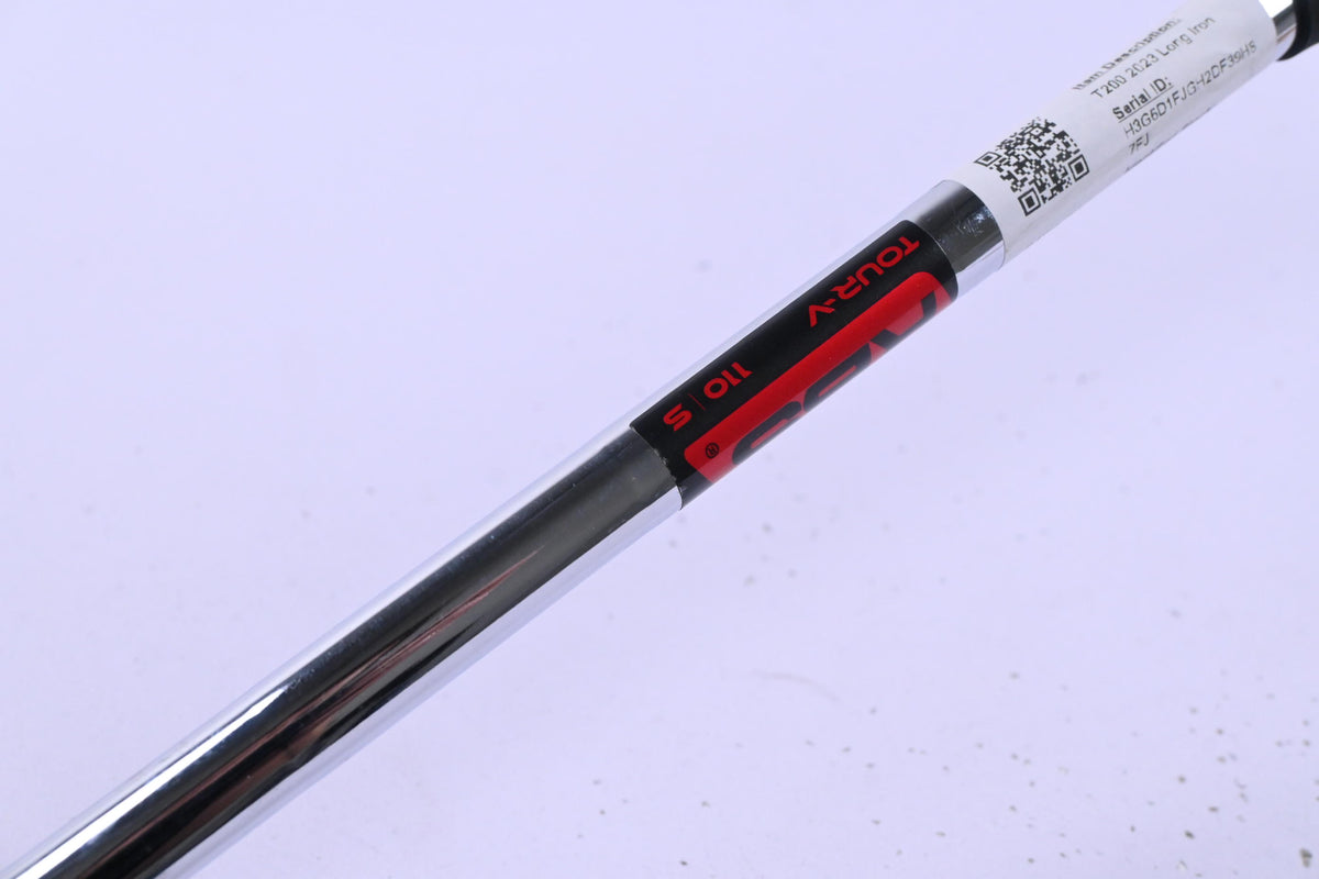 Titleist T200 2023 #4 Iron / 21 Degree / Stiff Flex KBS Tour-V 110 Shaft