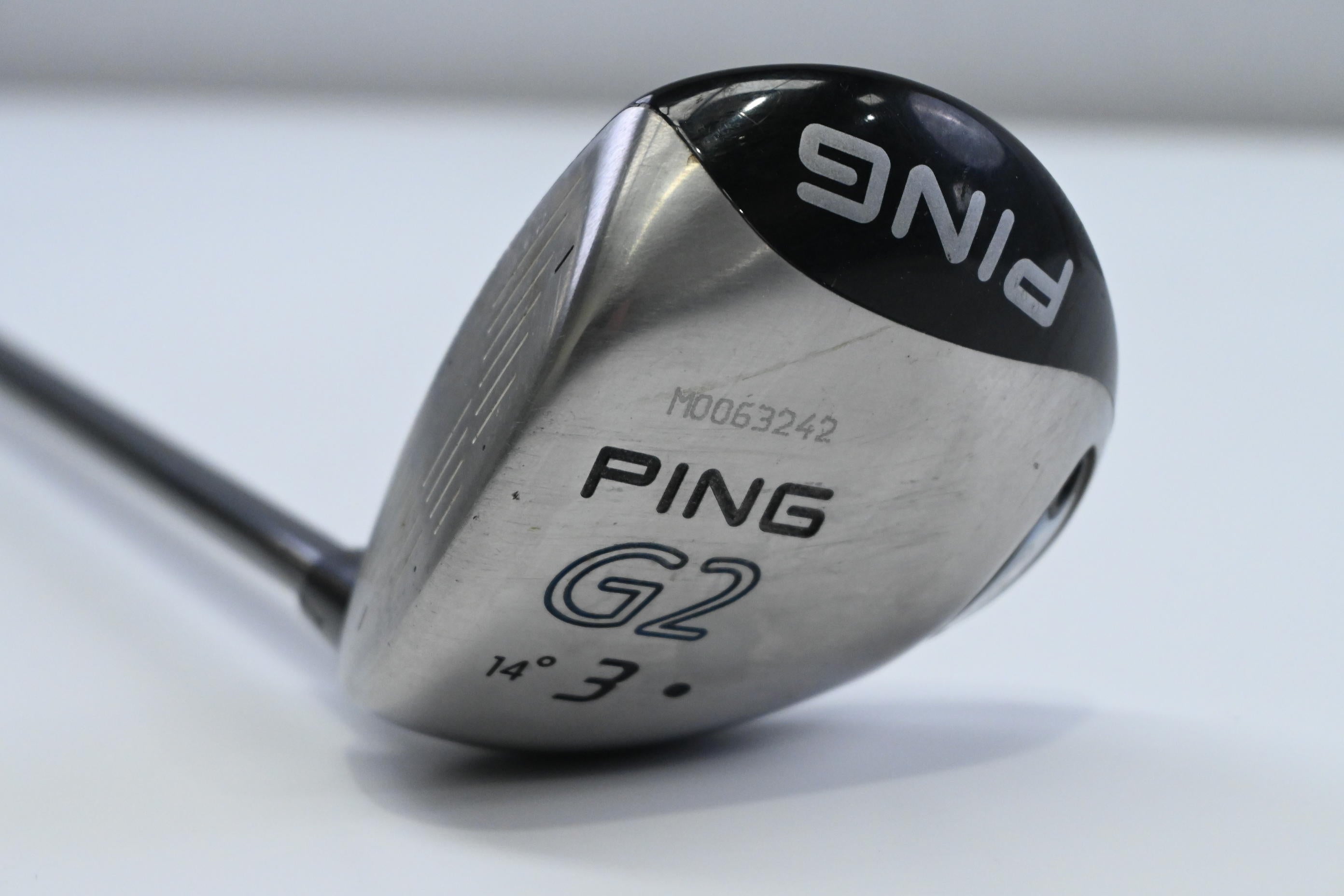 Left Hand Ping G2 #3 Wood / 14 Degree / Stiff Flex Ping TFC 100 Shaft