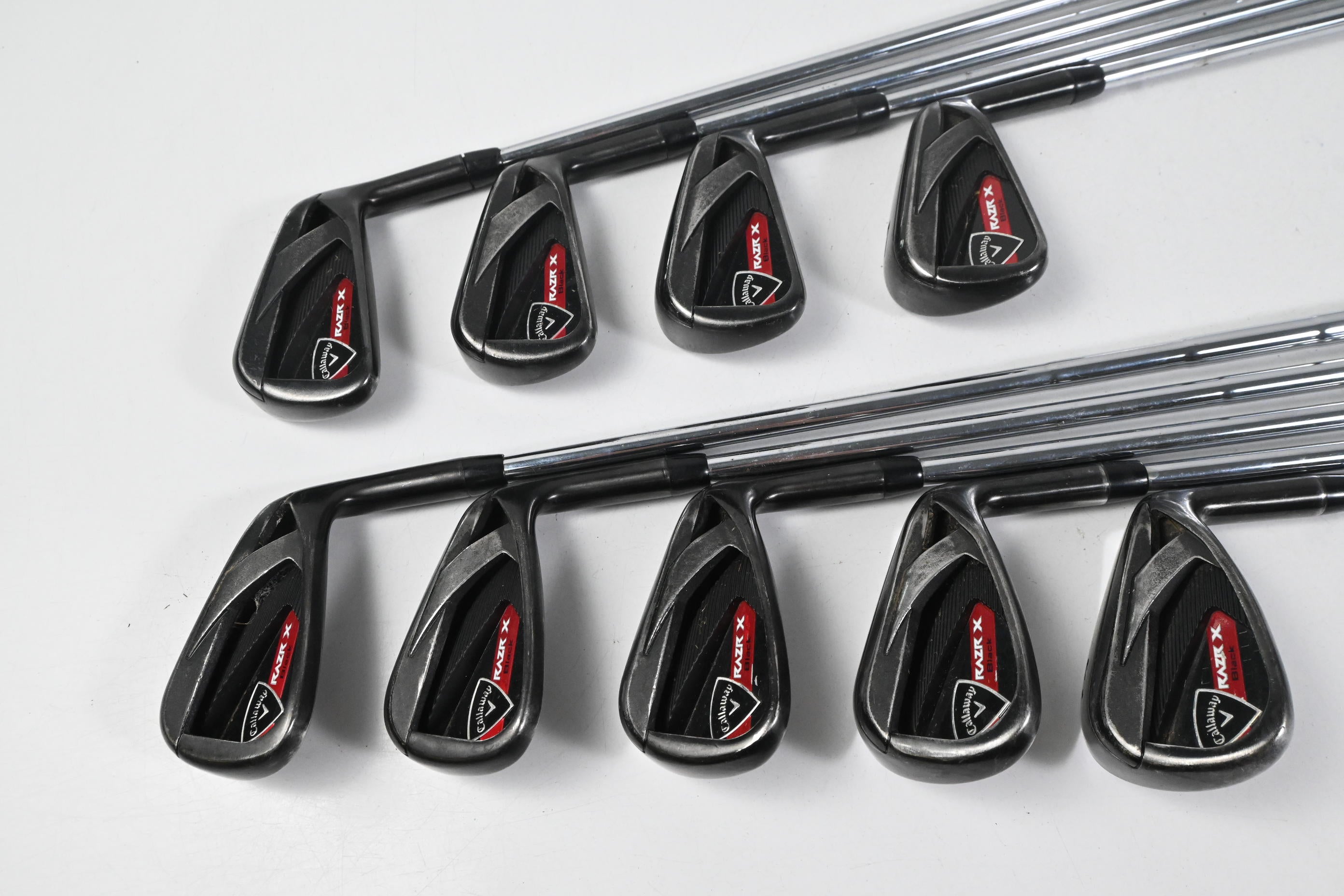 Callaway RAZR X Black Irons / 4-PW+GW+SW / UniFlex M-10 XP Shafts