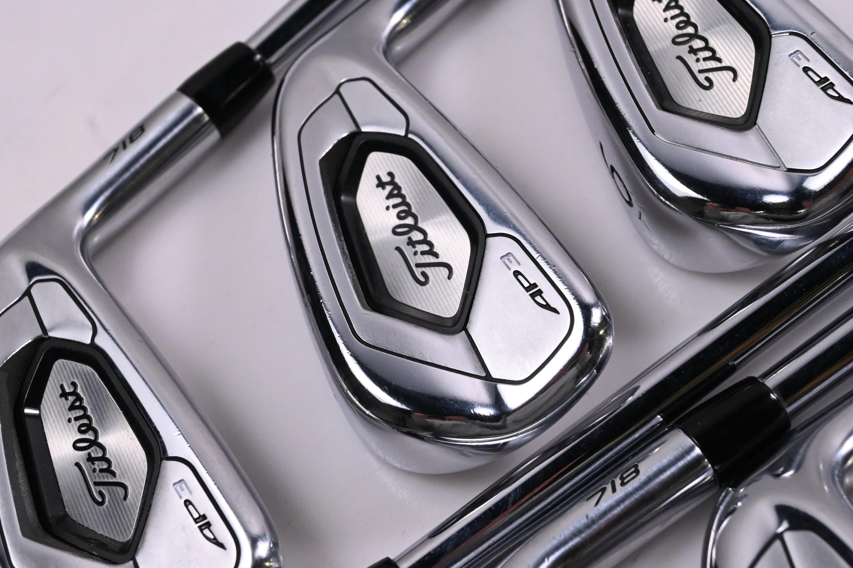 Titleist 718 AP3 Irons / 4-PW / Stiff Flex True Temper AMT Tour White Shafts
