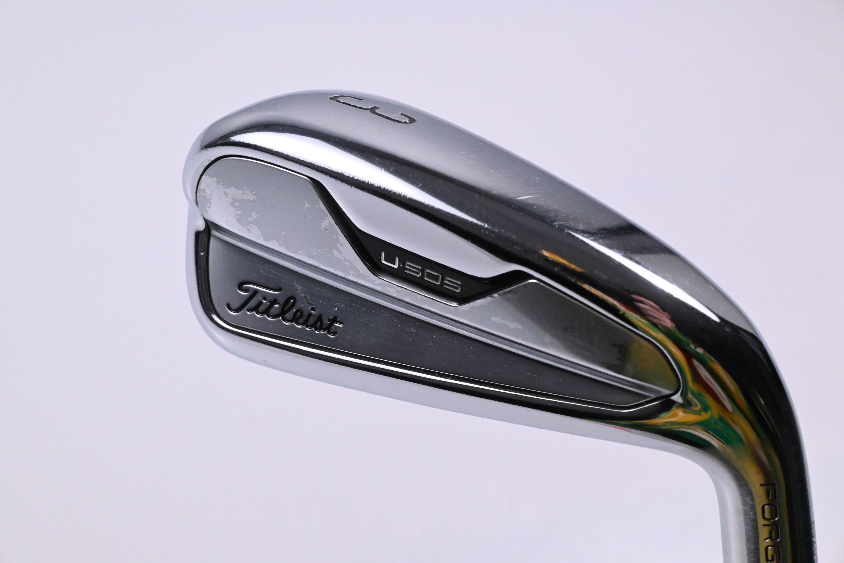 Titleist U505 #3 Iron / 20 Degree / Stiff Flex HZRDUS Smoke Black RDX 80 Shaft