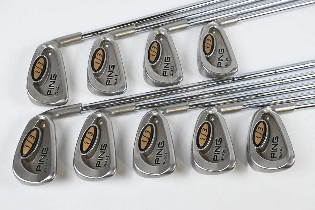 Ping i3 Irons / 2-PW / White Dot / Stiff Flex Steel Shafts