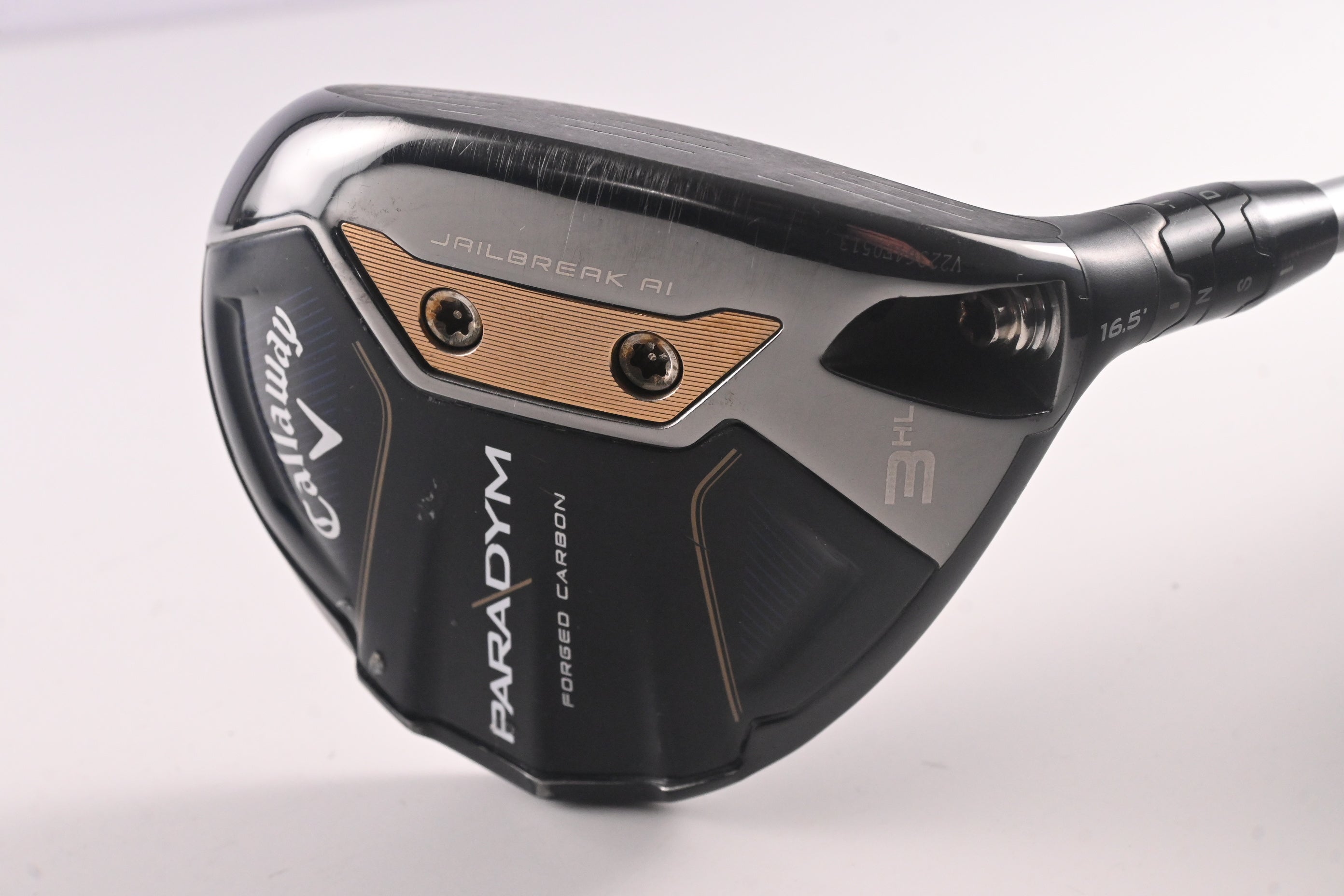 Callaway Paradym #3HL Wood / 16.5 Degree / Senior Flex Aldila Ascent PL 40 Shaft
