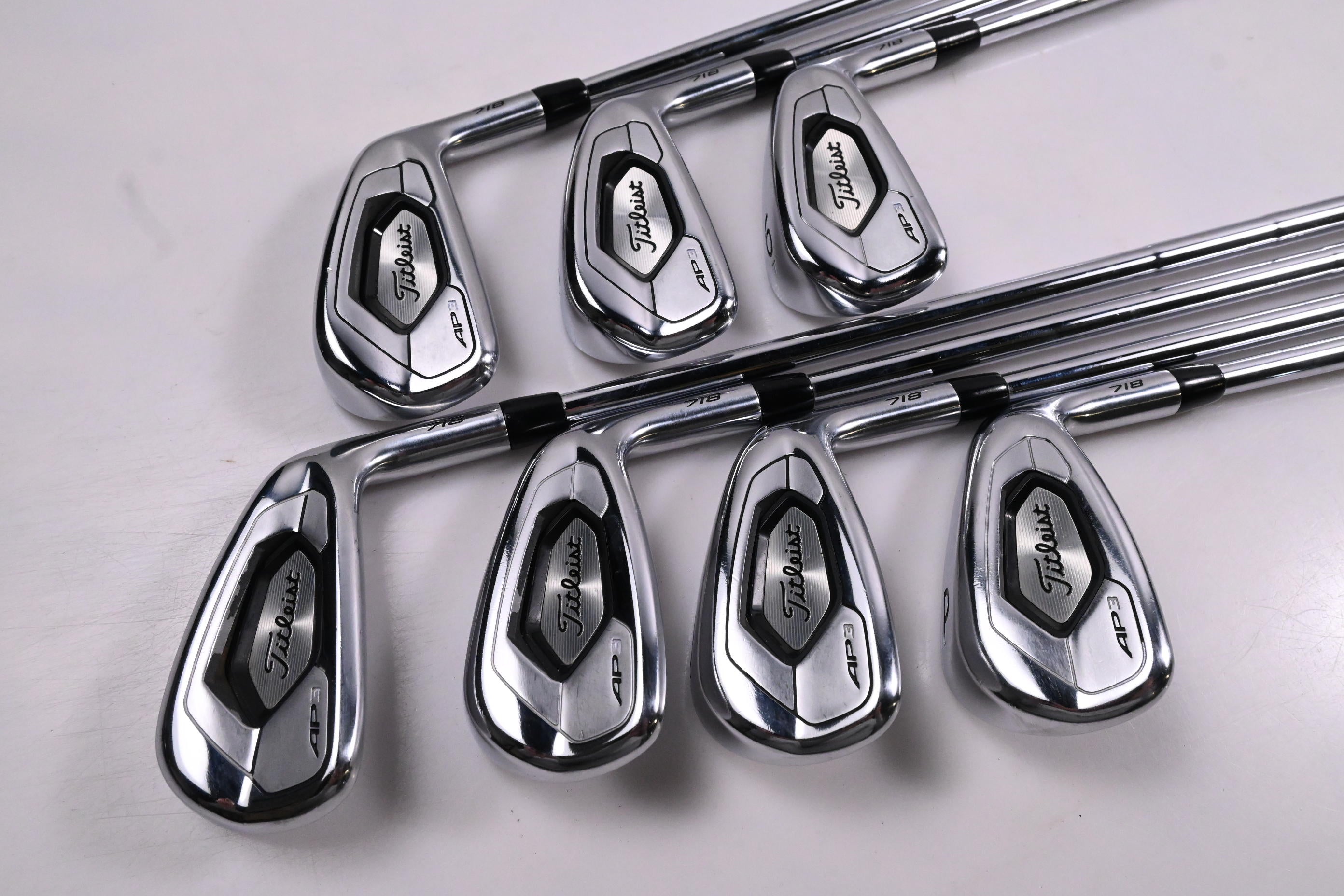 Titleist 718 AP3 Irons / 4-PW / Stiff Flex True Temper AMT Tour White Shafts