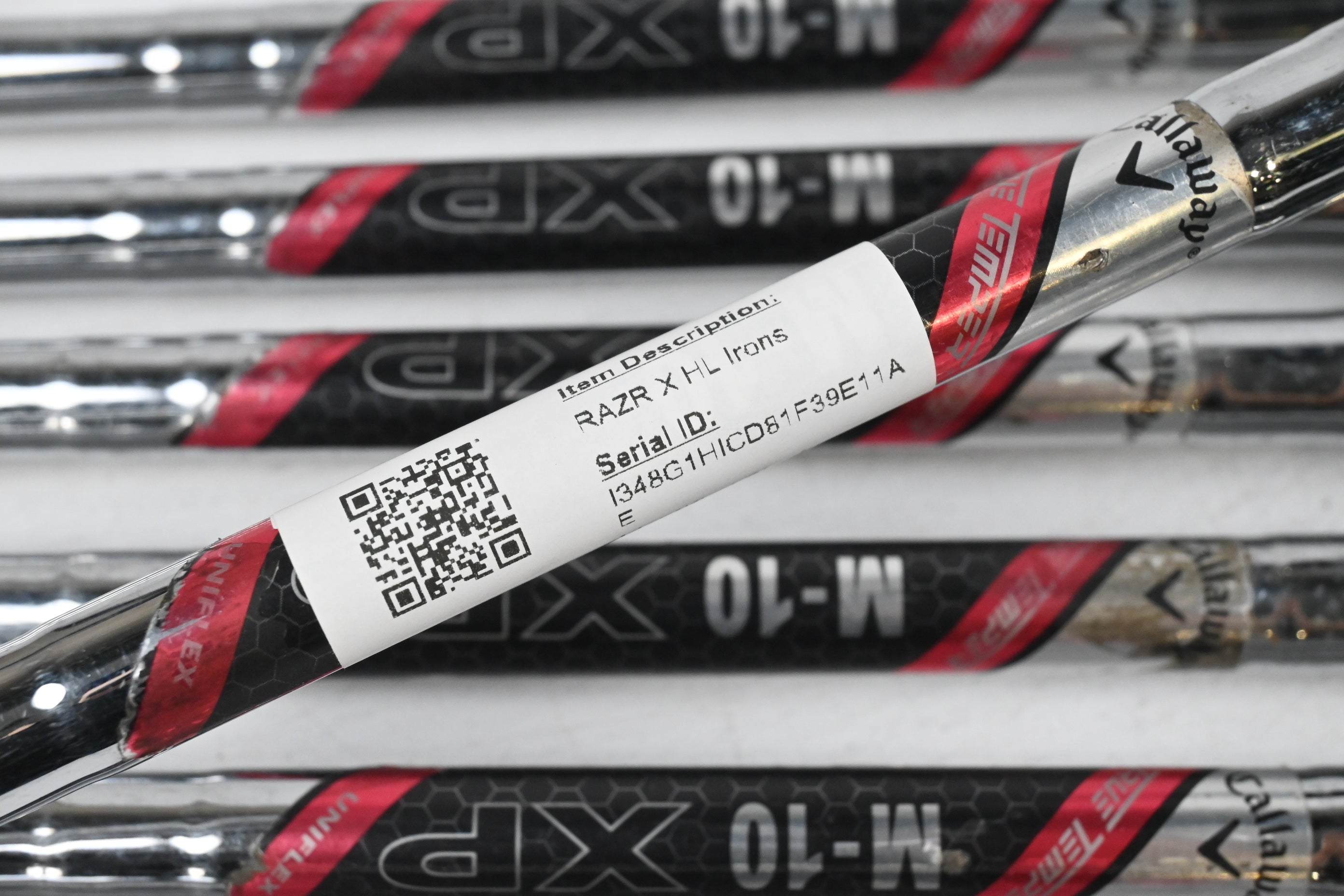 Callaway RAZR X HL Irons / 5-PW+SW / Uniflex M-10 XP Shafts
