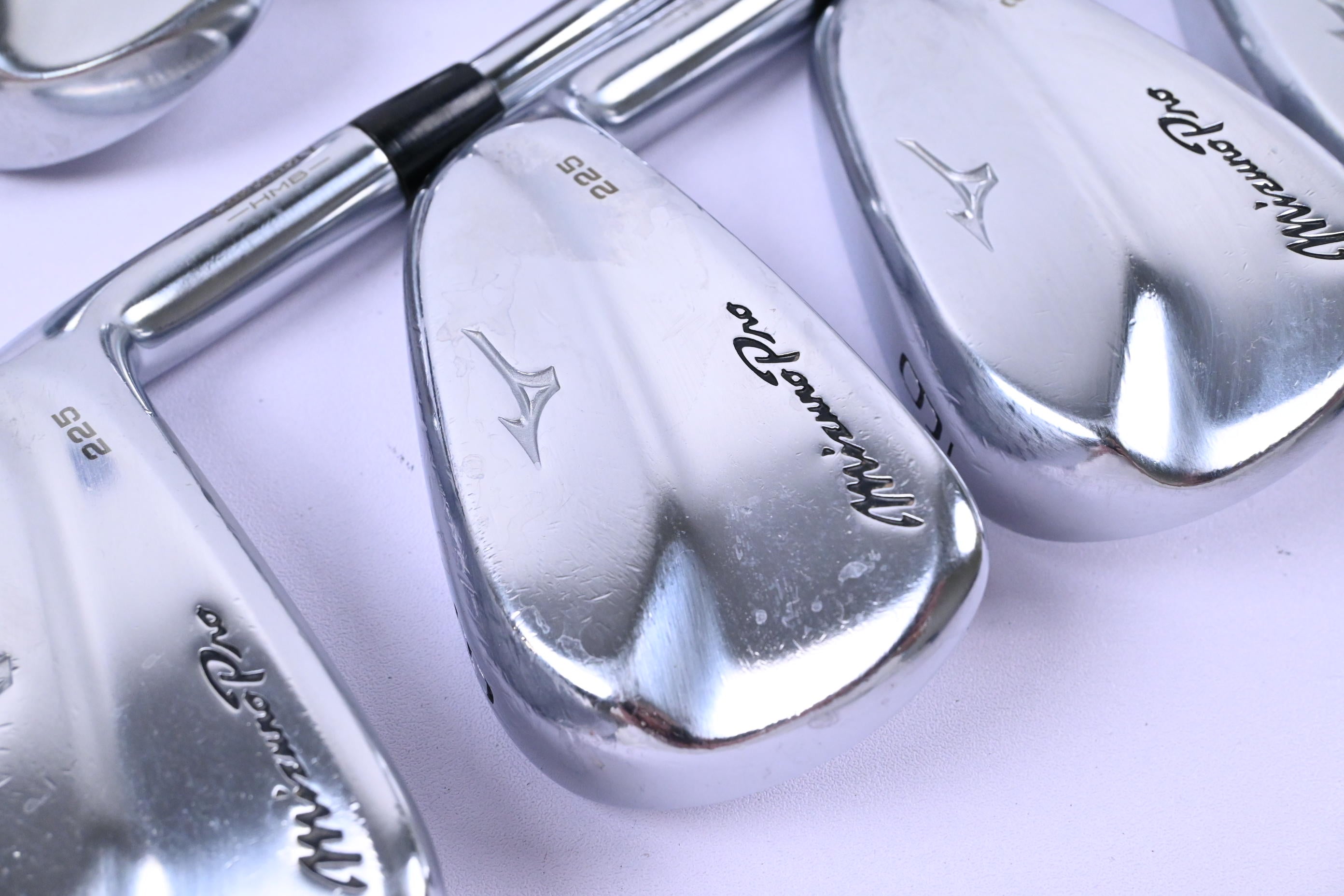 Mizuno Pro 225 Irons / 4-PW / Stiff Flex KBS Tour Lite Shafts