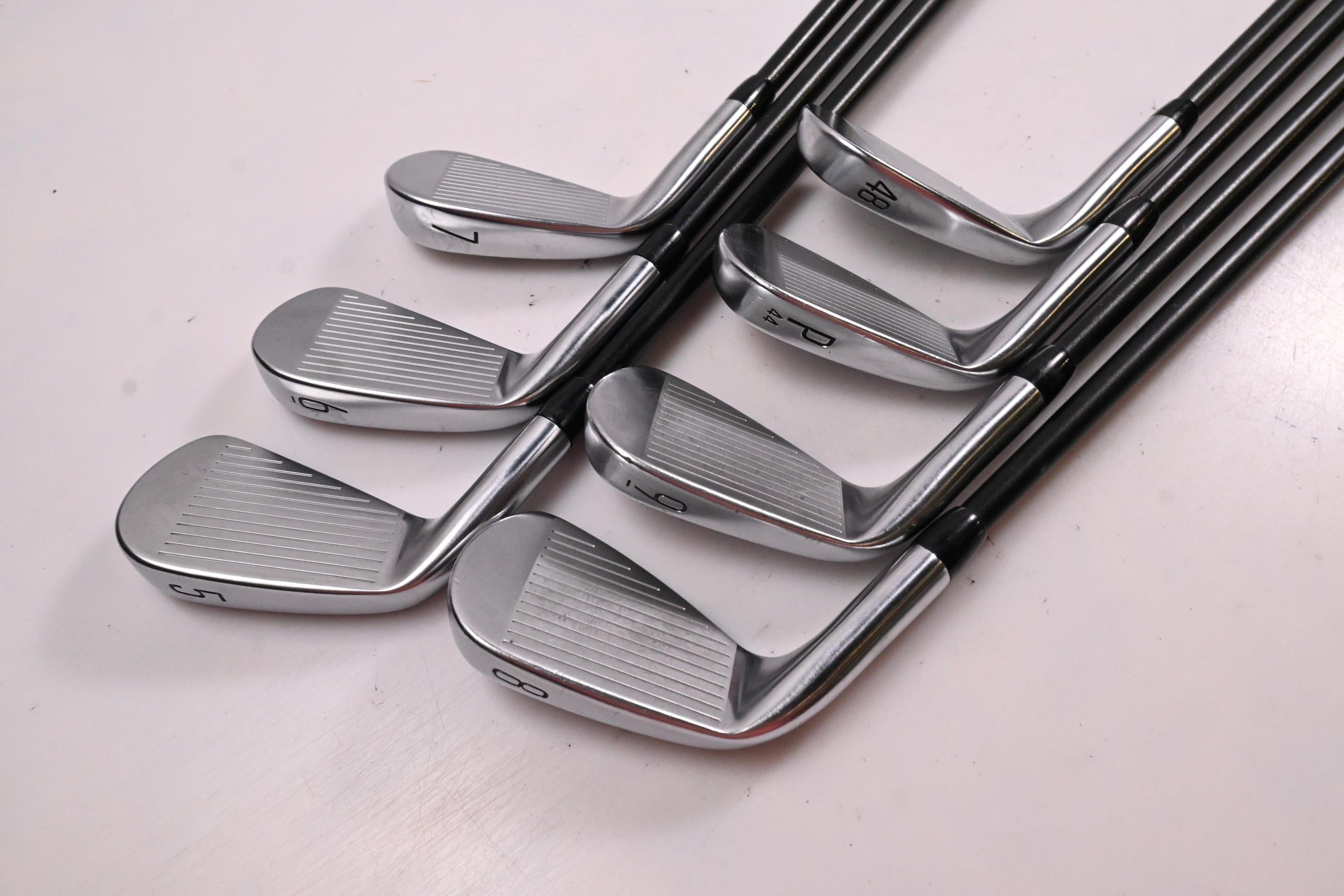 Titleist T150 2023 Irons / 5-PW+48 Degree / Stiff Flex LA Golf Shafts