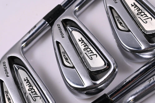 Titleist 714 AP2 Irons / 4-PW / Stiff Flex KBS Tour Shafts / No #9 Iron
