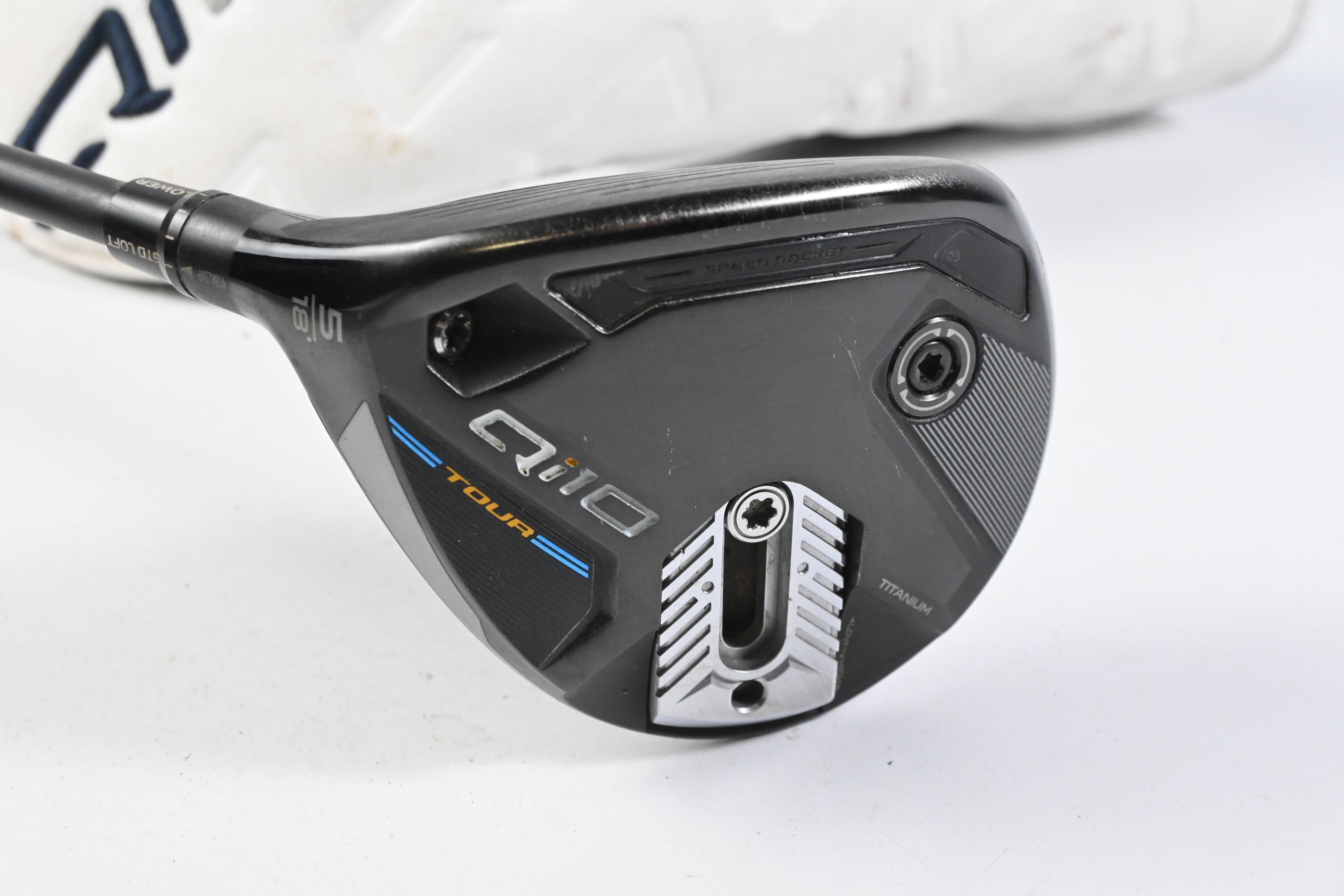 Left Hand Taylormade Qi10 Tour #5 Wood / 18 Degree / Regular Flex Tensei 1K 55