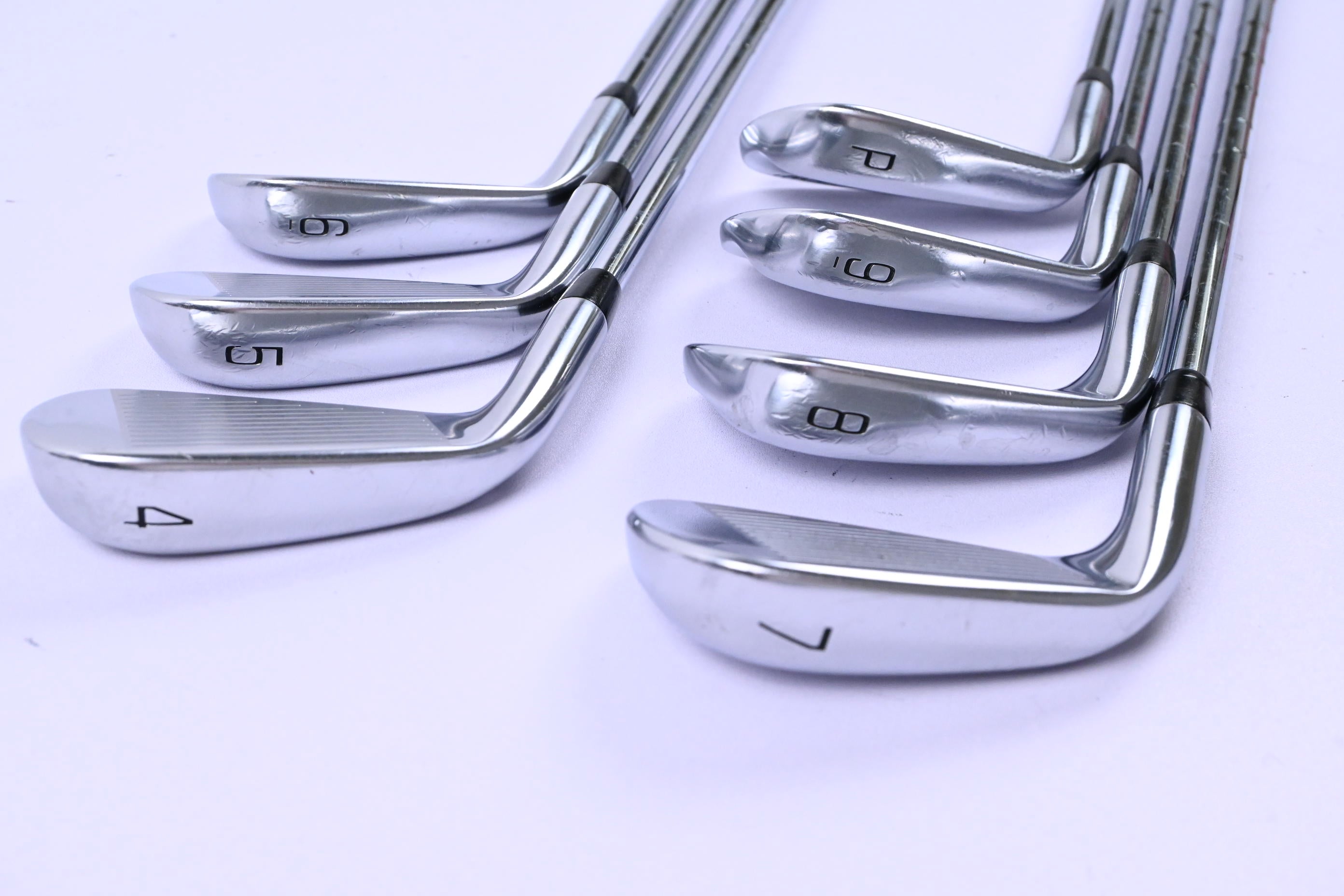 Mizuno Pro 225 Irons / 4-PW / Stiff Flex KBS Tour Lite Shafts