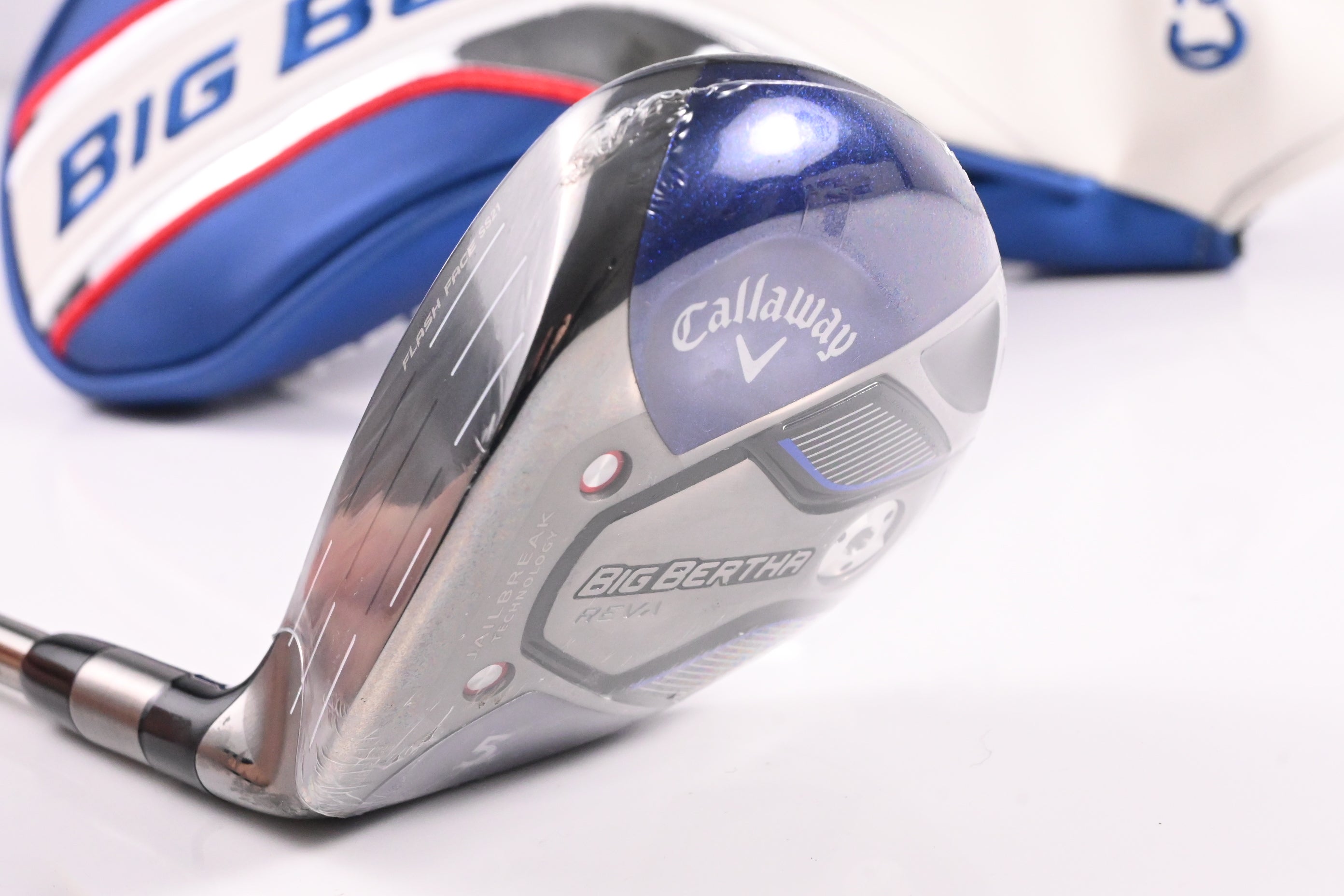 Left Hand Callaway Big Bertha Reva 21 #5 Wood / 21 Degree / Ladies Flex RCH 40