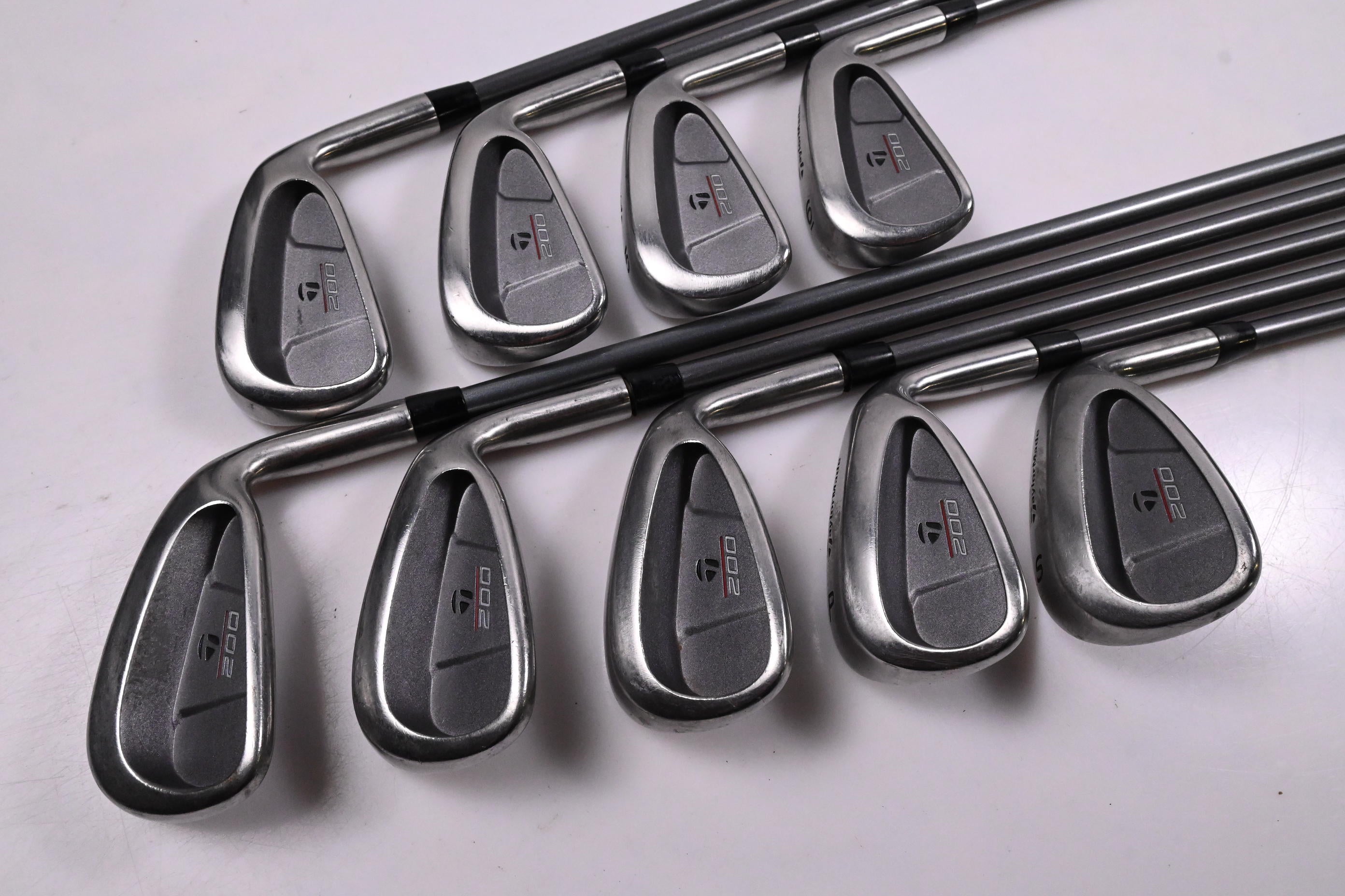 Taylormade 200 Steel Irons / 3-PW+SW / Regular Flex Taylormade Lite 80 Shafts