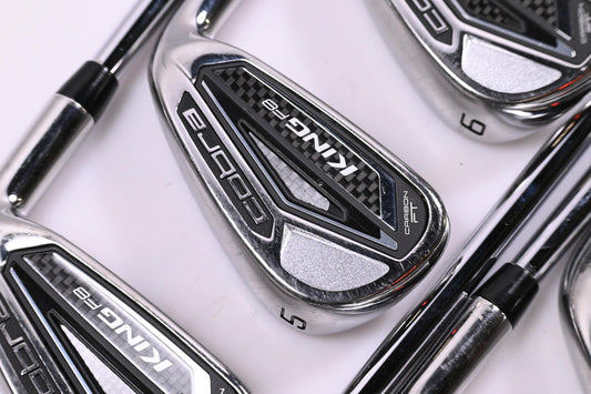 Cobra King F8 Irons / 4-PW / Regular Flex KBS Tour FLT 110 Shafts