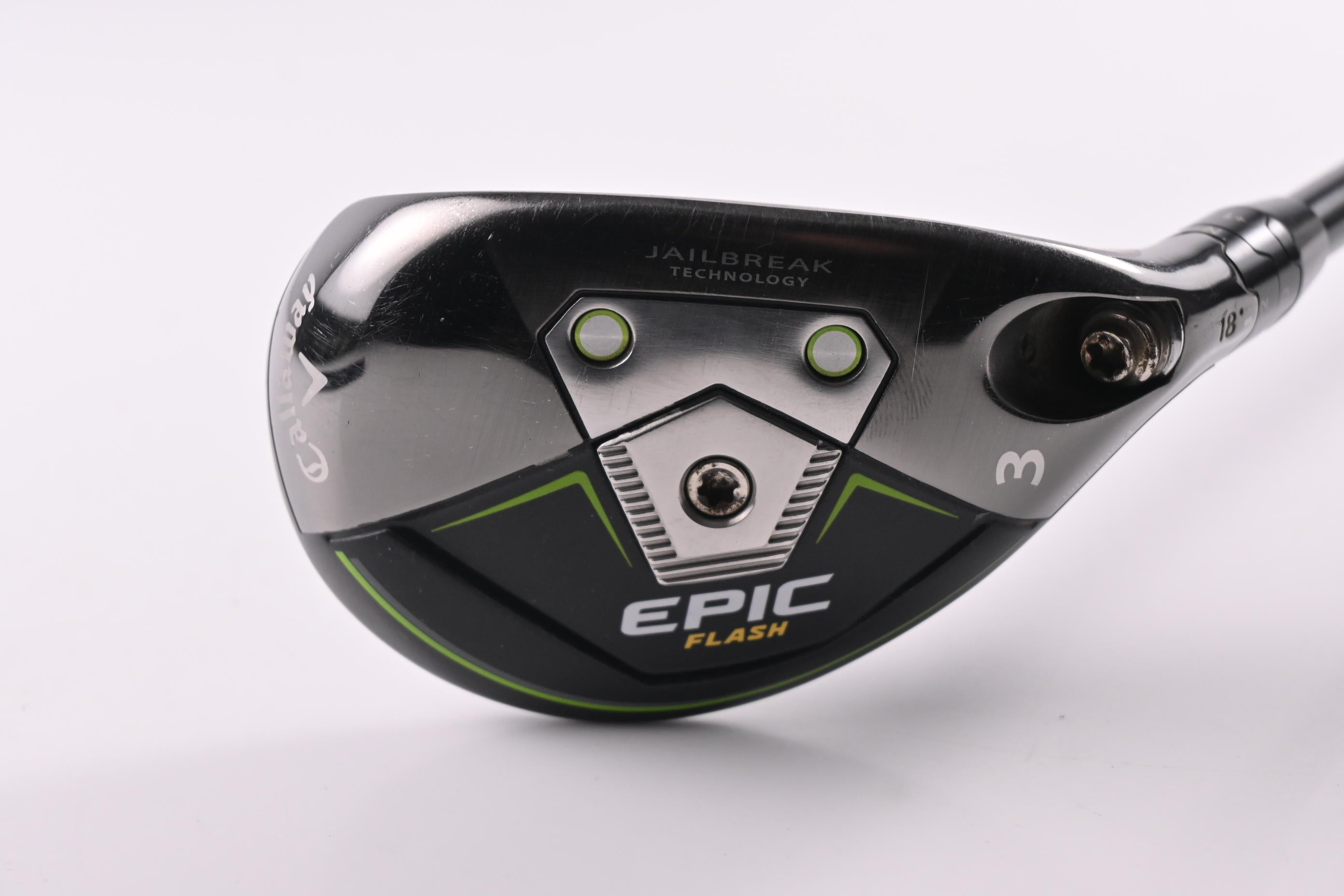 Callaway Epic Flash #3 Hybrid / 18 Degree / Regular Flex Tensei AV Silver 65 Shaft