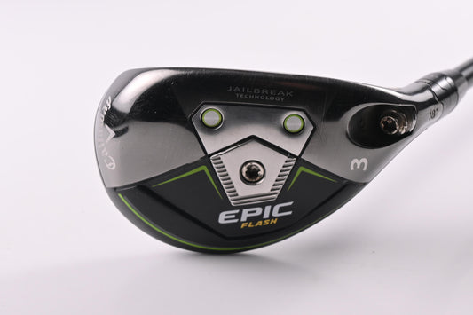 Callaway Epic Flash #3 Hybrid / 18 Degree / Regular Flex Tensei AV Silver 65 Shaft