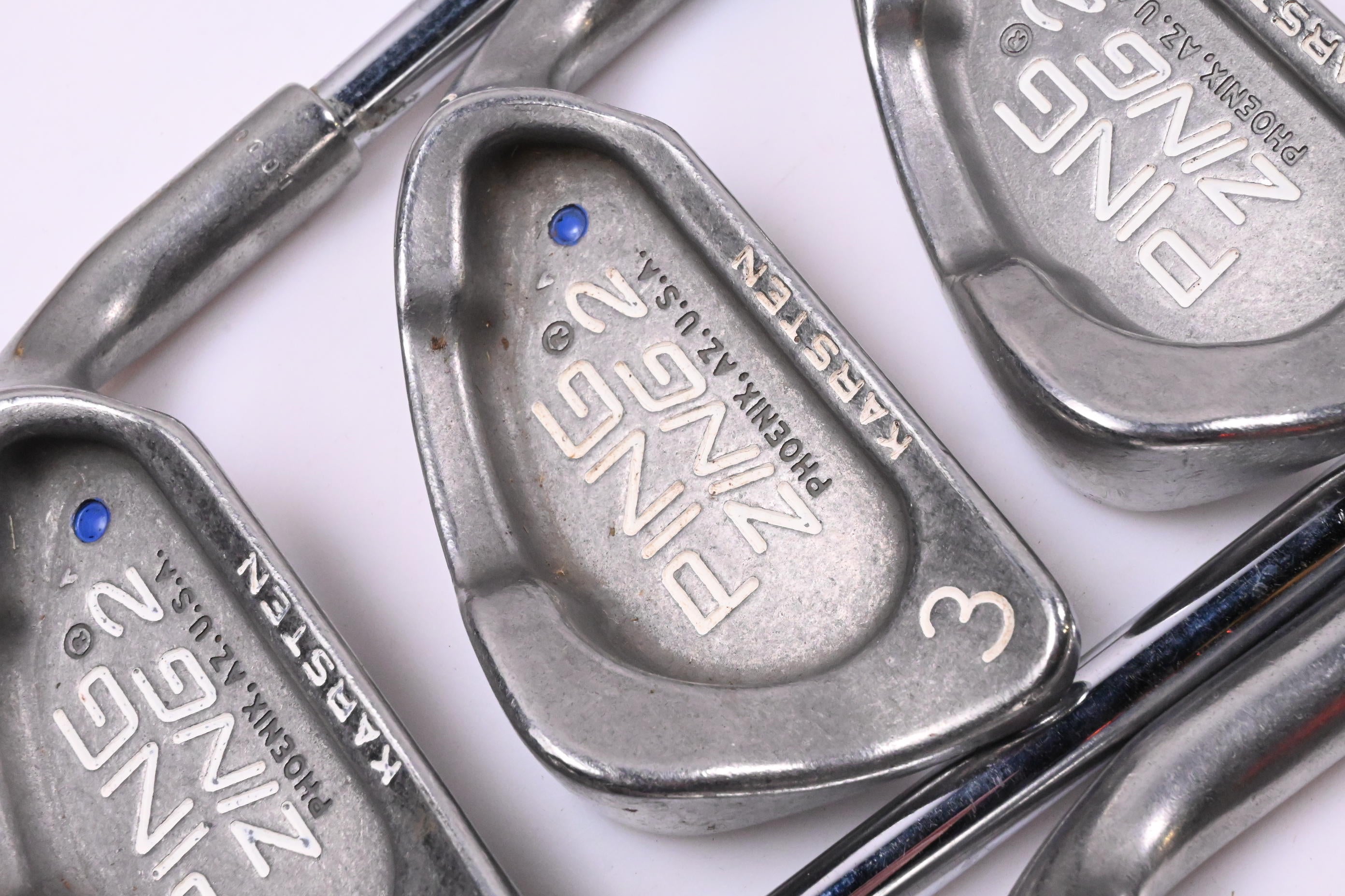 Ping Zing 2 Irons / 3-8i / Blue Dot / Stiff Flex Ping JZ Shafts