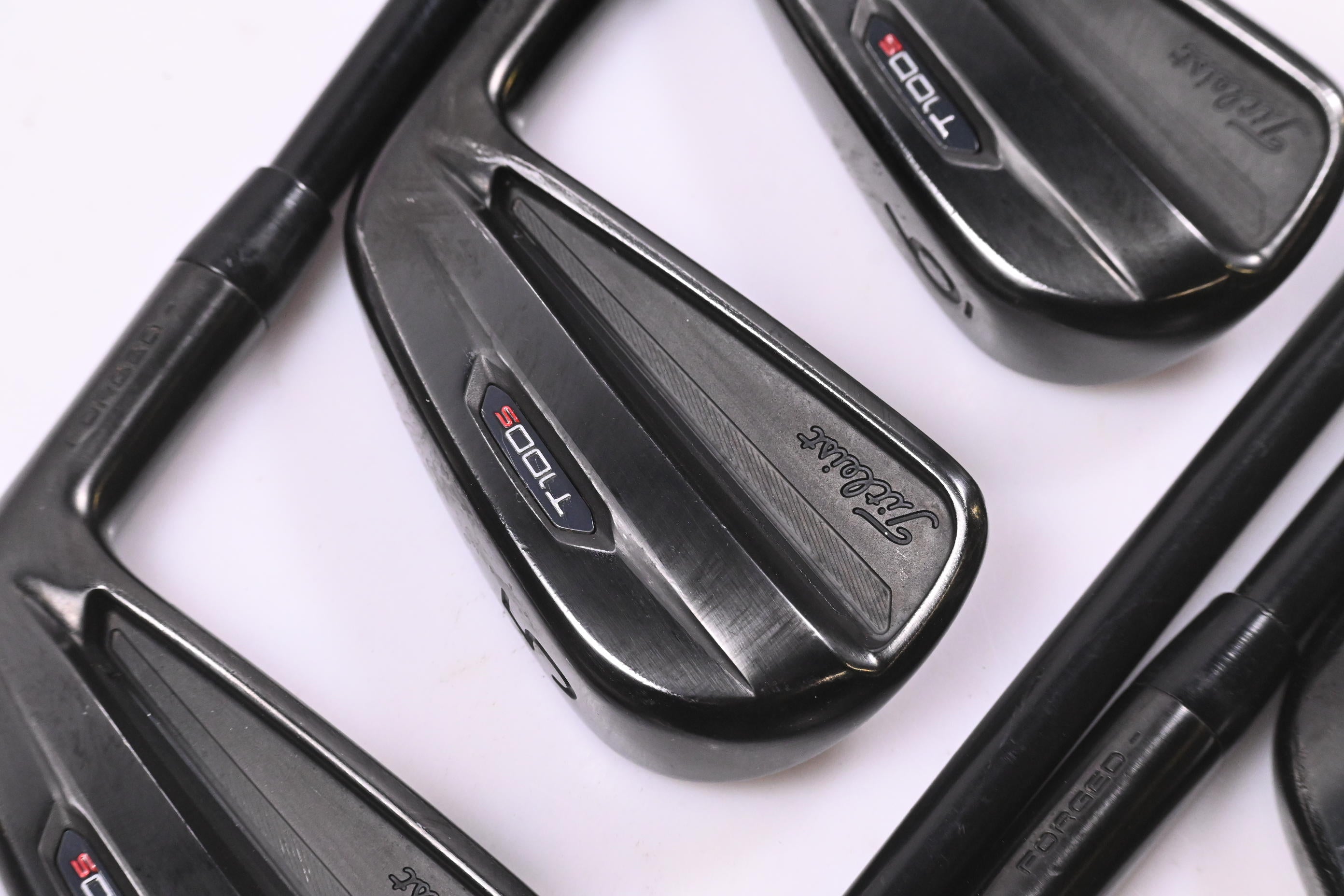 Titleist T100.S Ltd Edition Black Irons / 4-PW / Stiff Flex Project X LZ Shafts