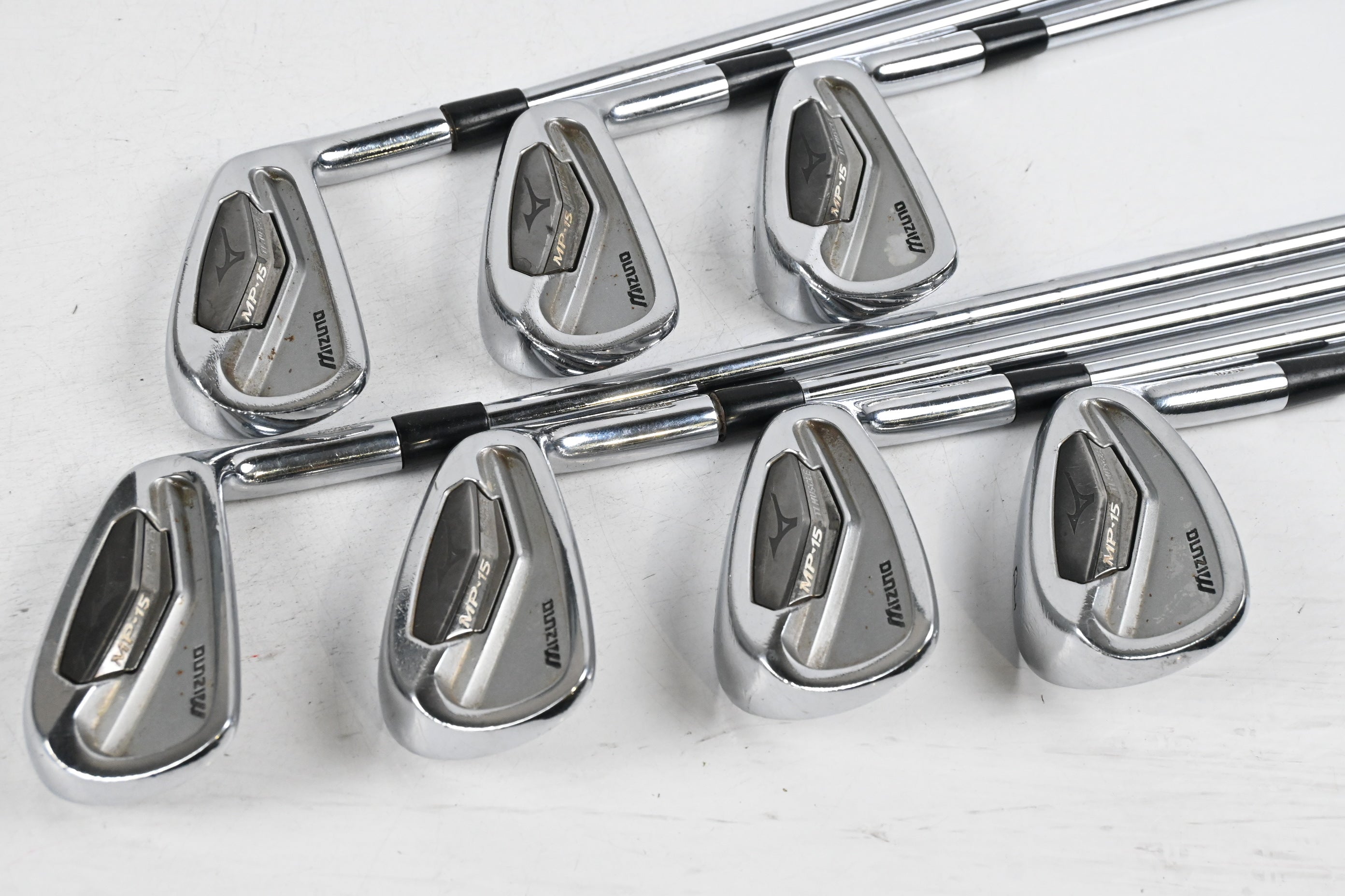 Mizuno MP-15 Irons / 4-PW / Stiff Flex KBS Tour Shafts