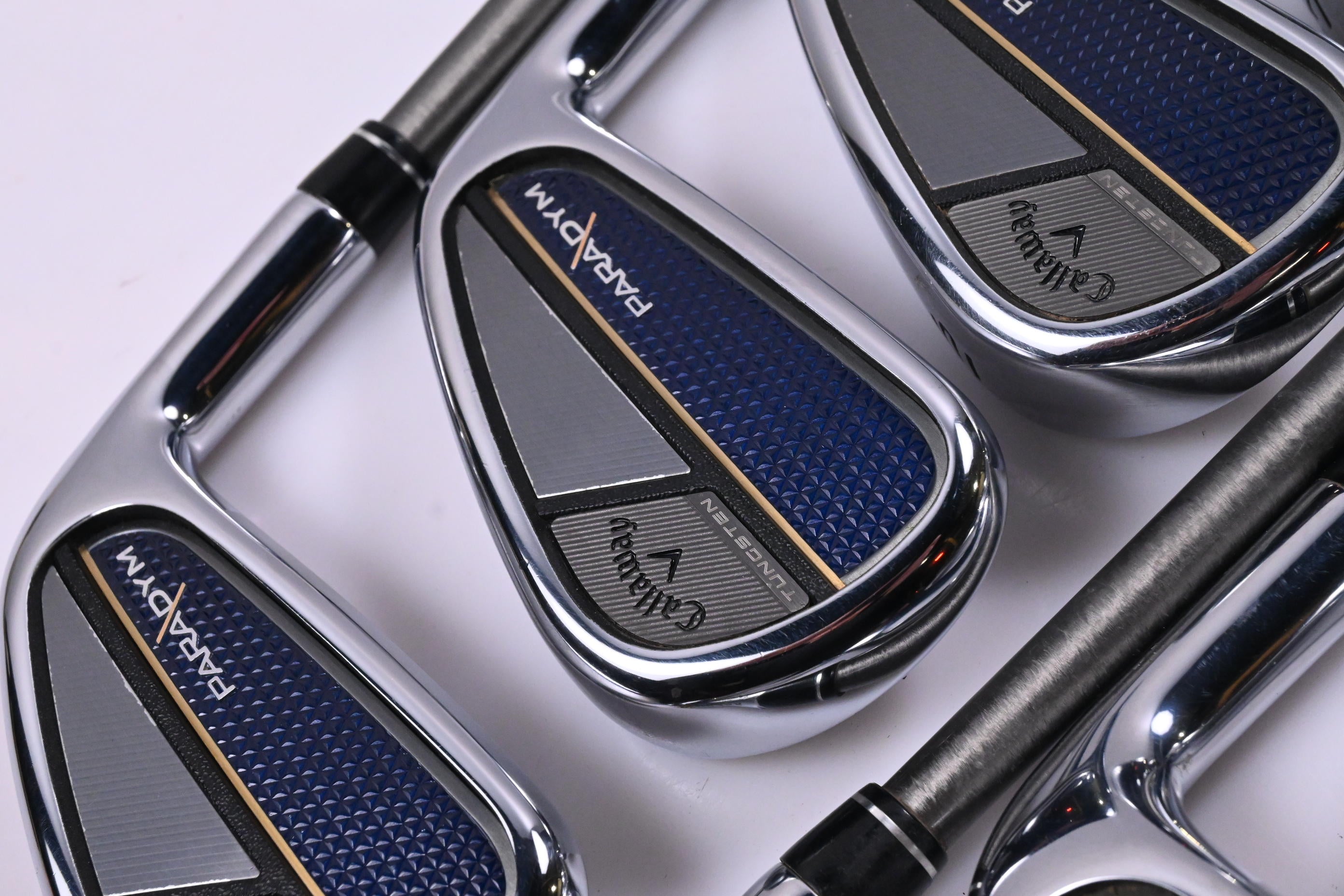 Callaway Paradym Irons / 4-PW+AW / Regular Flex Aerotech SteelFiber i80 Shafts