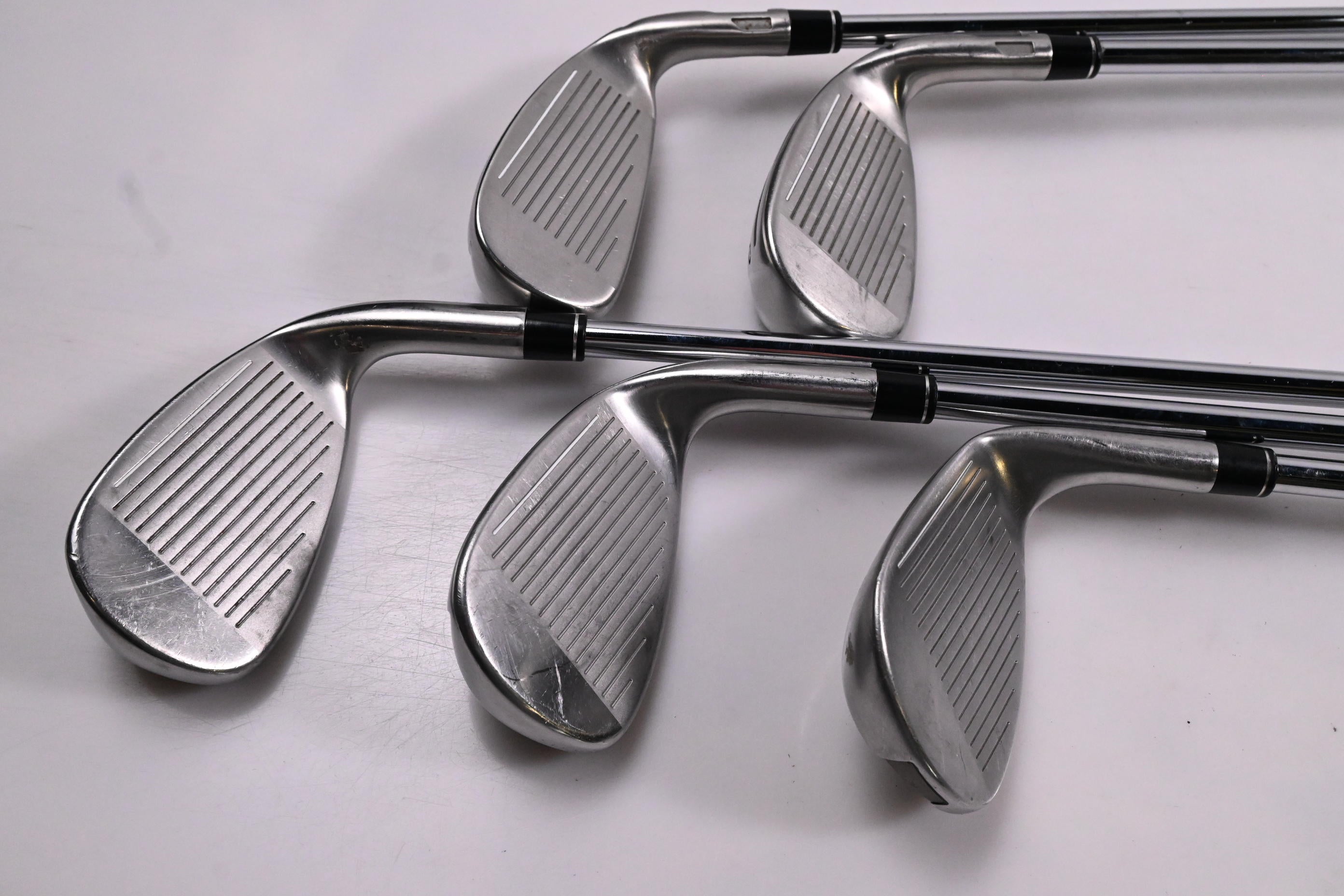 Left Hand Taylormade Stealth HD Irons / 7-PW+SW / Regular Flex KBS MAX MT 85