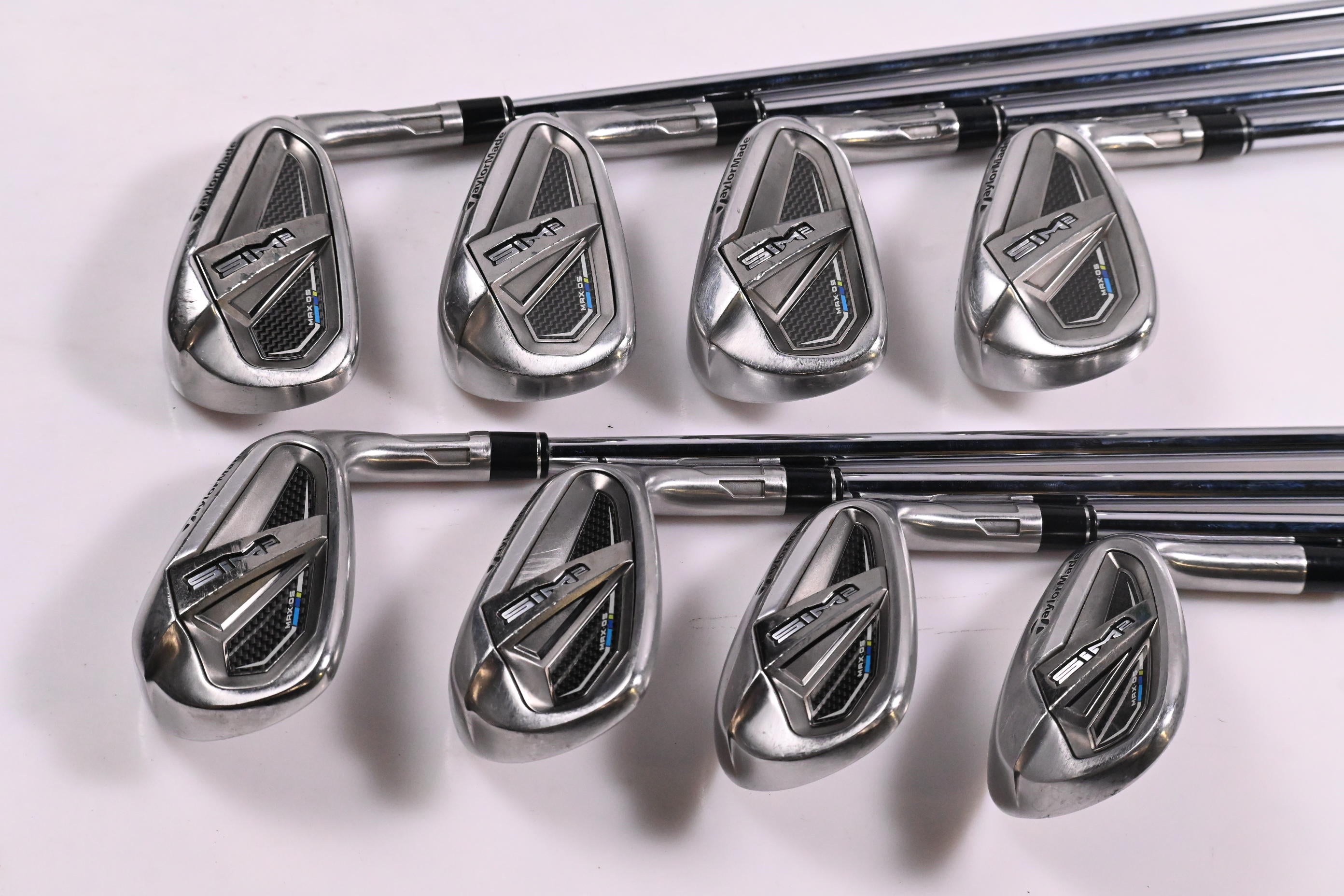 Taylormade SIM2 Max OS Irons / 5-PW+GW+SW / Regular Flex Elevate 95