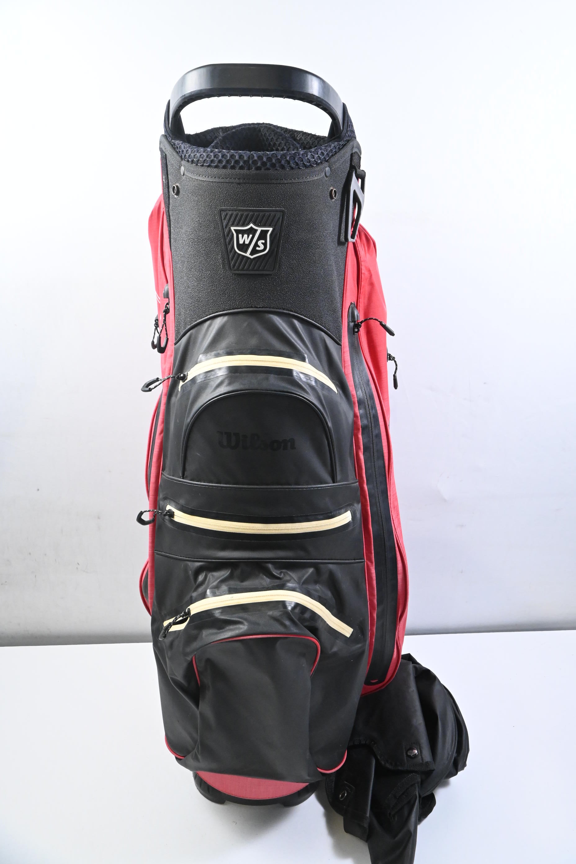 Wilson Dry Tech Cart Bag / 14-Way Divider / Red & Black
