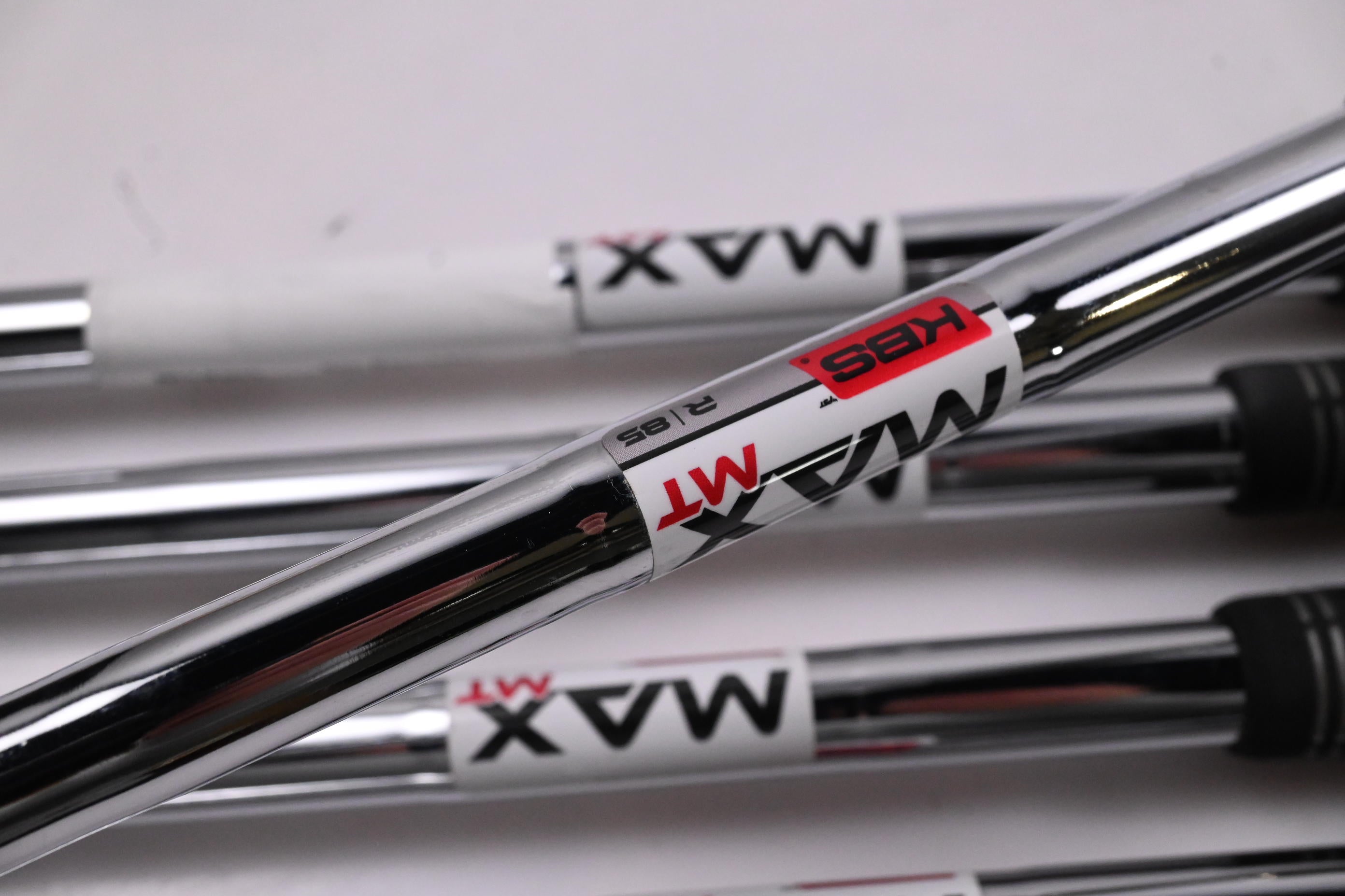 Left Hand Taylormade Stealth HD Irons / 7-PW+SW / Regular Flex KBS MAX MT 85