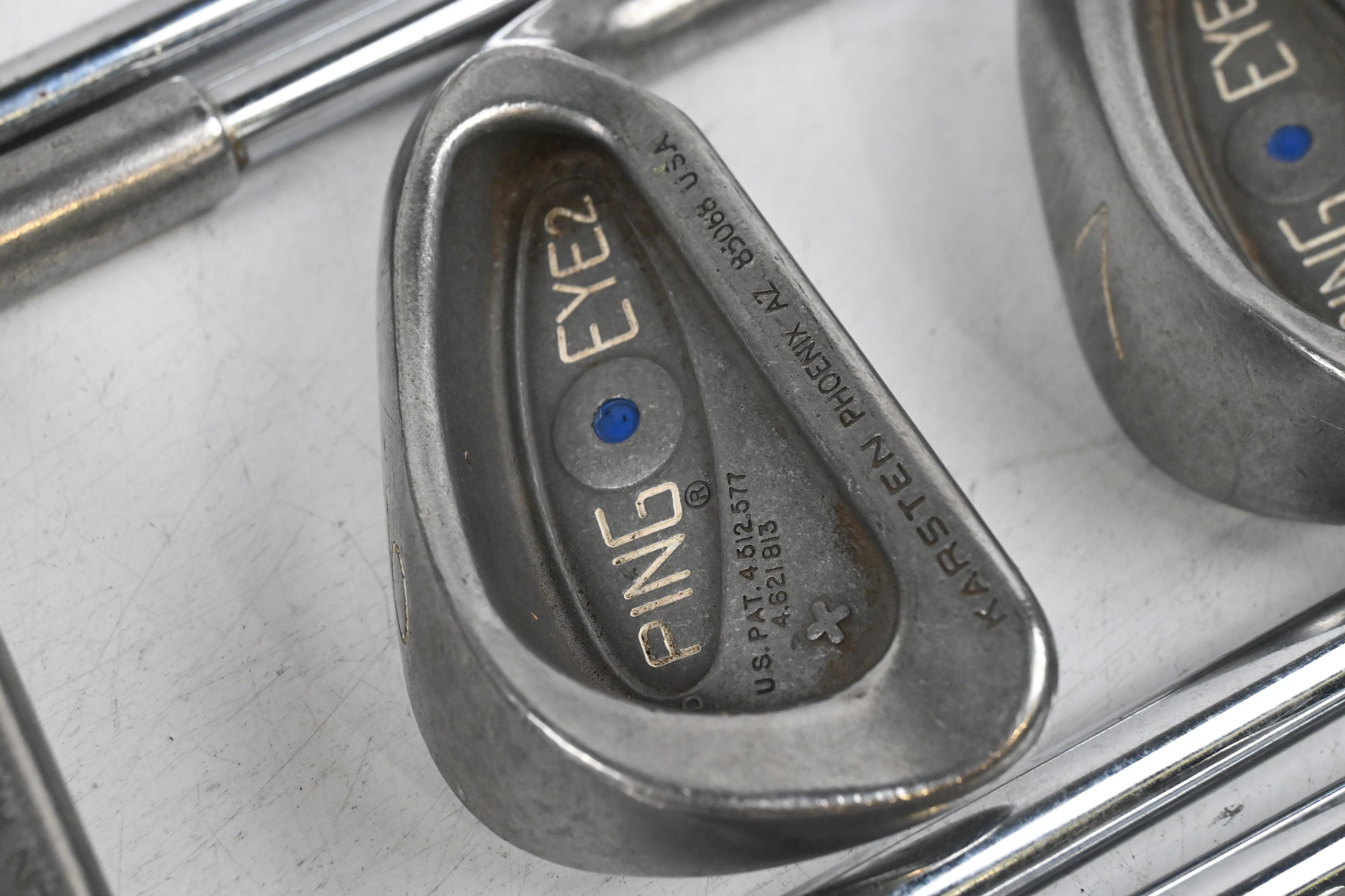 Ping Eye 2+ Irons / 4-PW+SW / Blue Dot / Stiff Flex Ping Karsten JZ Shafts