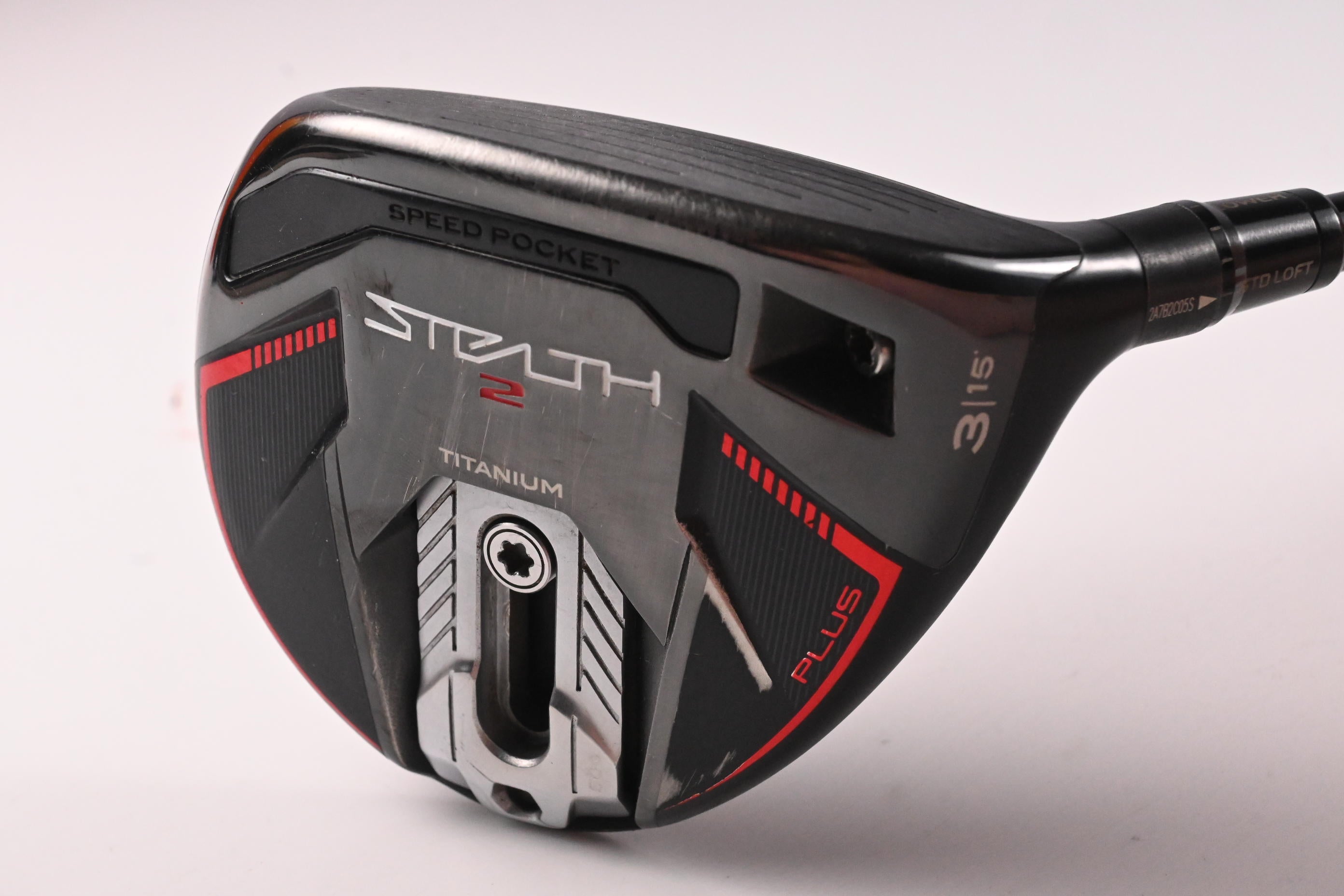 Taylormade Stealth 2 Plus #3 Wood / 15 Degree / Stiff Flex Kai'li Red 75 Shaft