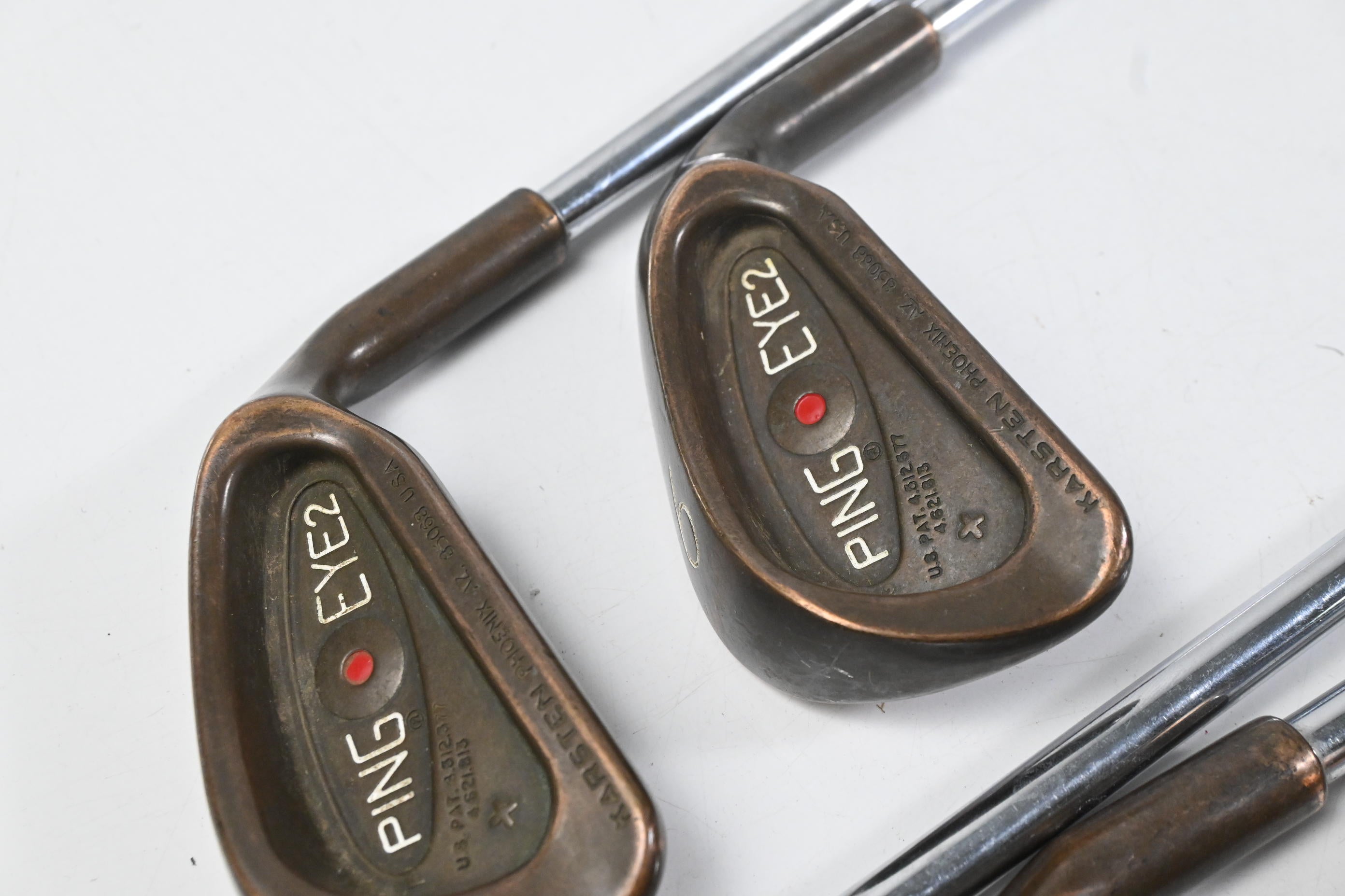 Ping Eye 2+ BeCu Irons / 5-9i /  Red Dot / Stiff Flex Steel Shafts