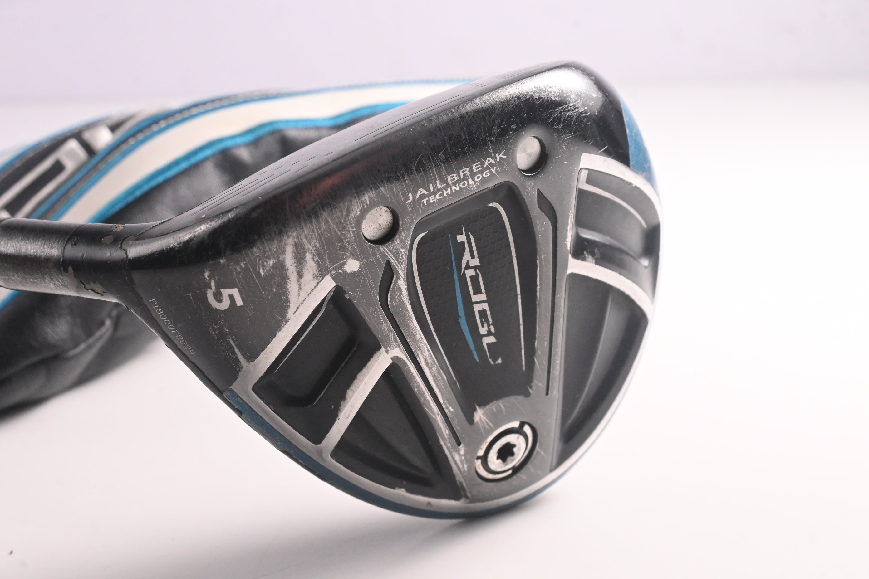 Left Hand Callaway Rogue #5 Wood / 18 Degree / Regular Flex EvenFlow Green 55