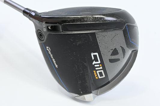 Left Hand Taylormade Qi10 Max Driver / 10.5 Degree / Regular Flex Speeder NX TCS