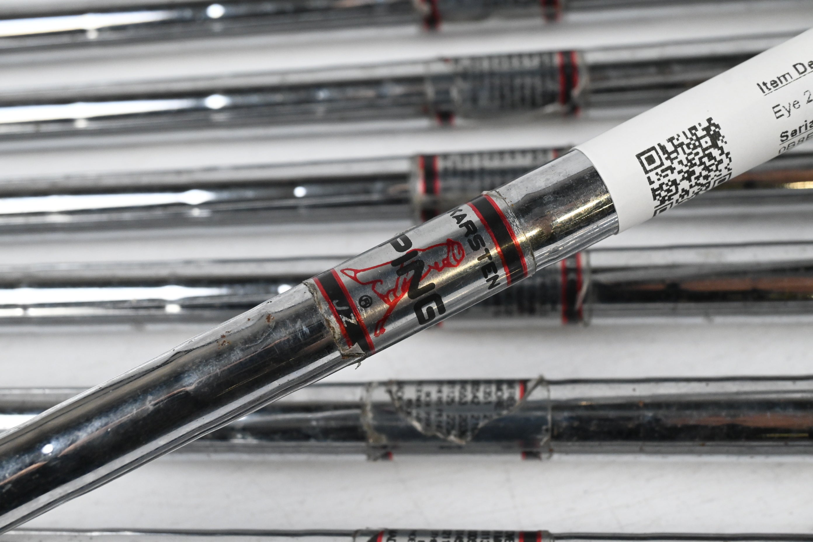 Ping Eye 2+ Irons / 4-PW+SW / Blue Dot / Stiff Flex Ping Karsten JZ Shafts