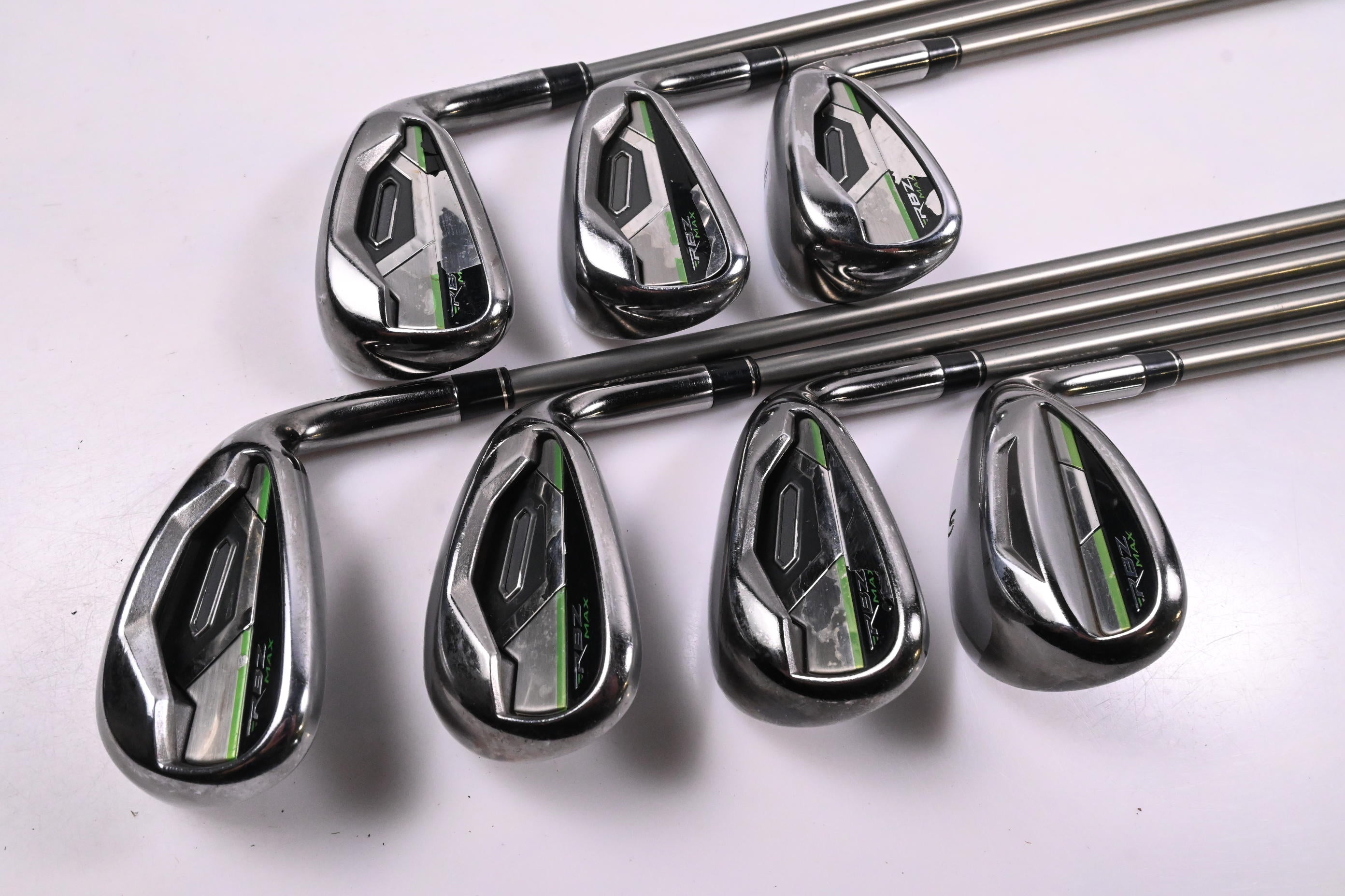 Ladies Taylormade RBZ Max Irons / 6-PW+GW+SW / Ladies Flex Fujikura Motore 50