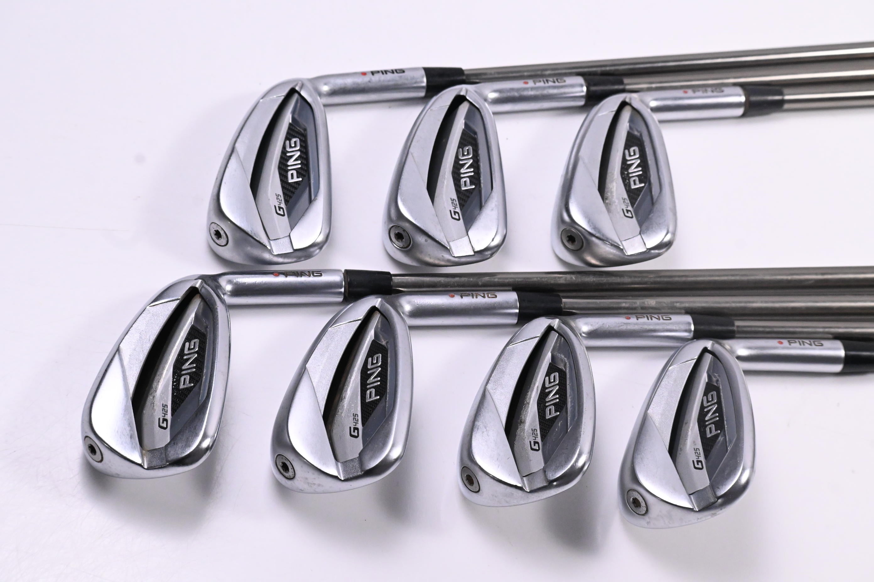 Ping G425 Irons / 5-PW+UW / Red Dot / Stiff Flex UST Recoil ES 780 Shafts