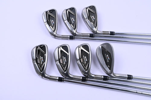Left Hand Taylormade M4 Irons / 5-PW+SW / Regular Flex KBS Max 85 Shafts