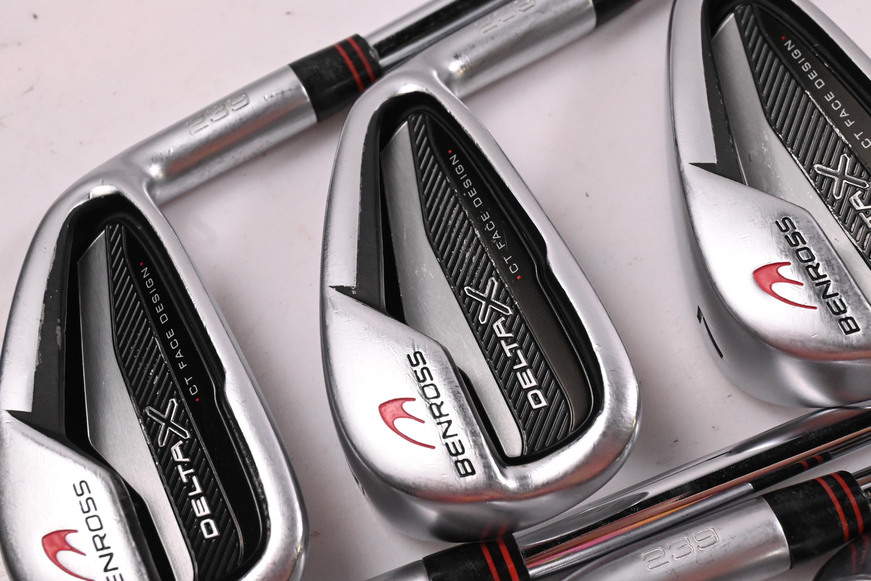 Benross Delta X Irons / 5-PW+SW / Stiff Flex KBS Tour 105 Shafts