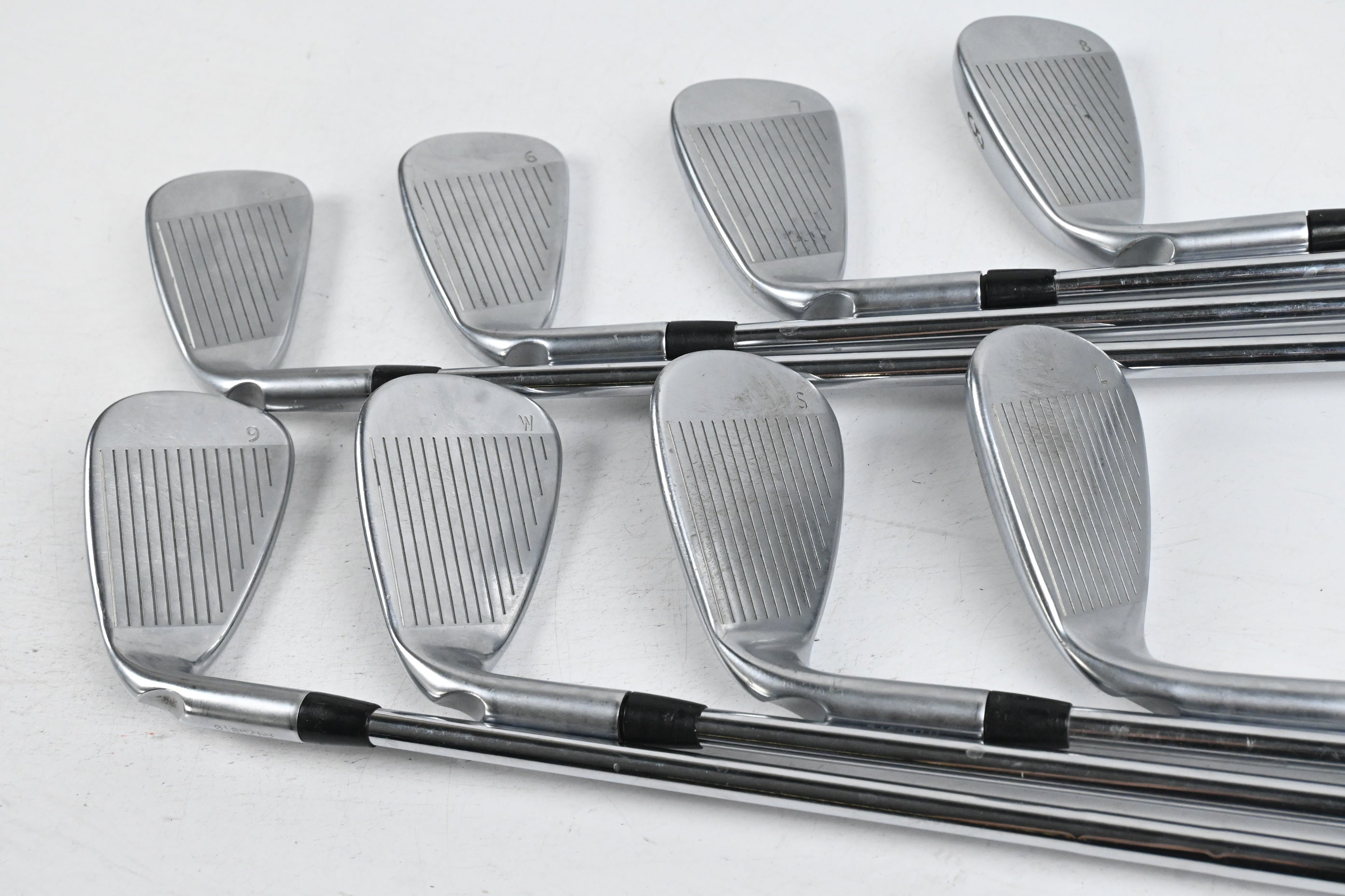 Ping G400 Irons / 6-PW+SW+LW / White Dot / Stiff Flex Ping AWT 2.0 Shafts