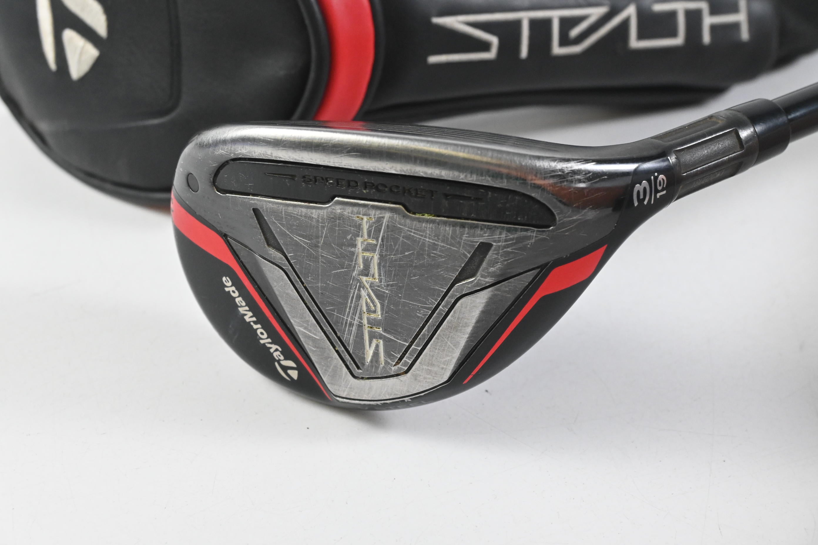 Taylormade Stealth #3 Hybrid / 19 Degree / Stiff Flex Fujikura Ventus Red 7