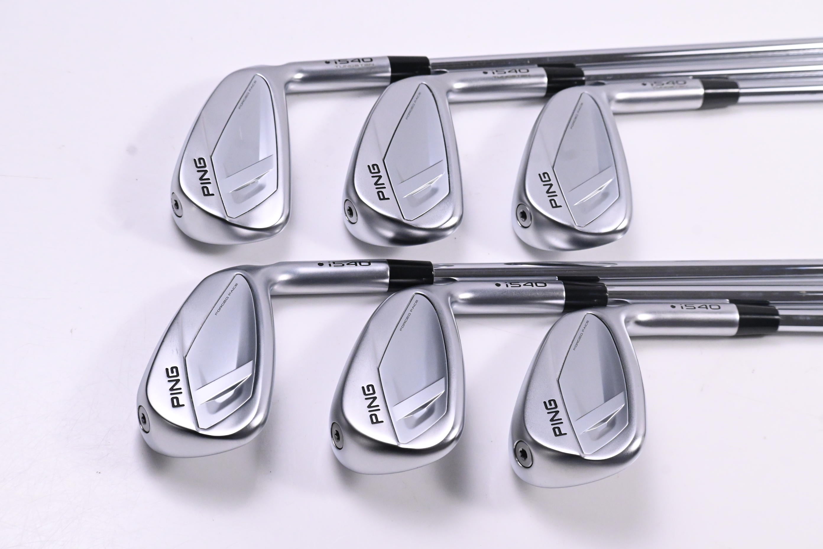 Ping i540 Irons / 5-PW / Black Dot / Regular Flex Ping AWT 3.0 Shafts