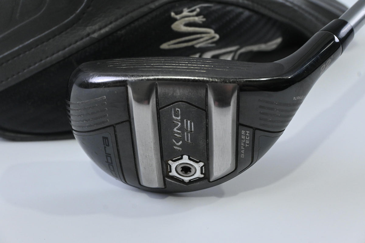 Cobra King F8 #5 Hybrid / 22 Degree / Regular Flex Aldila Rogue Pro 75
