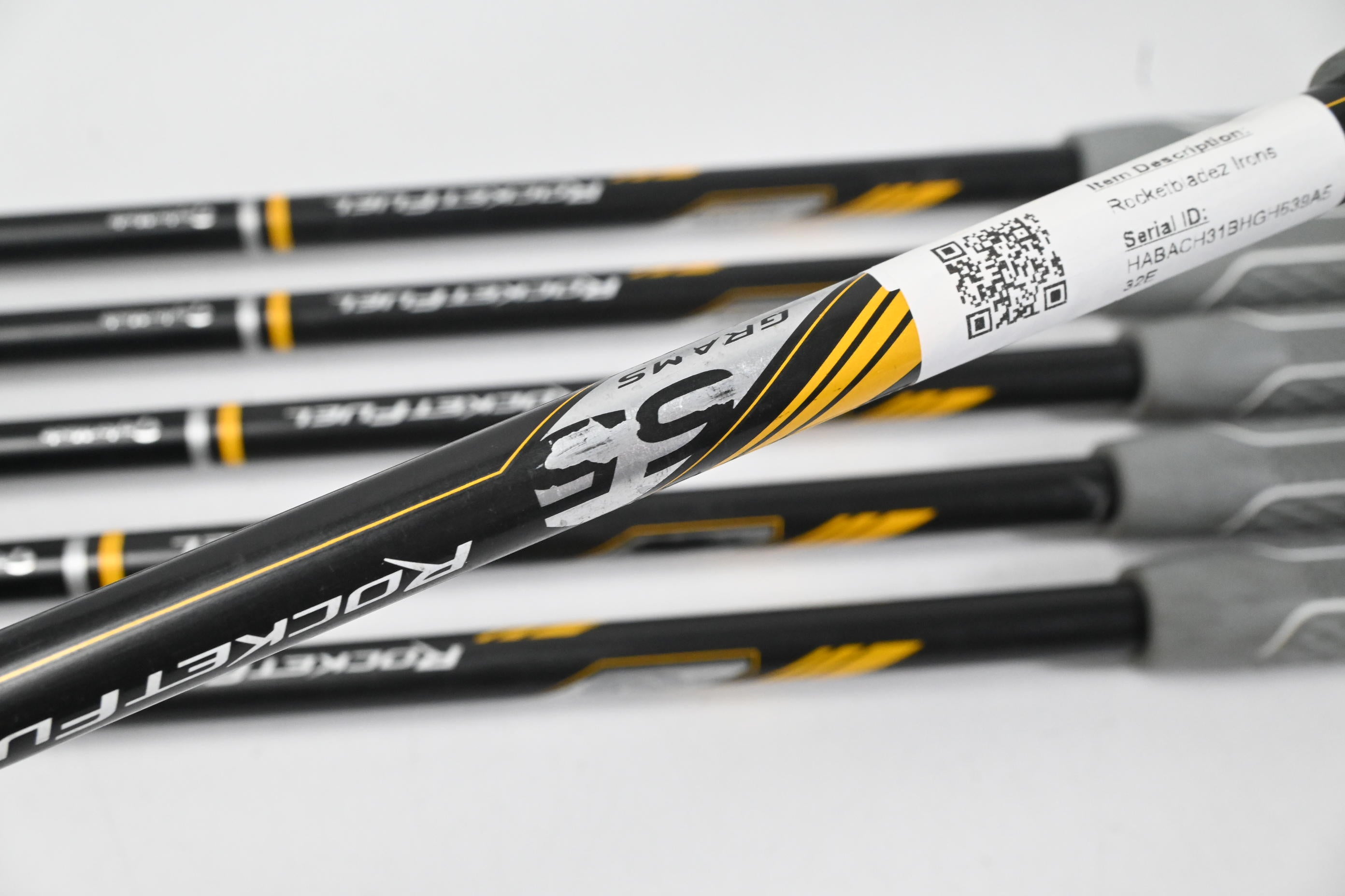 Taylormade Rocketbladez Irons / 4-9i / Regular Flex Rocket Fuel 65 Shafts