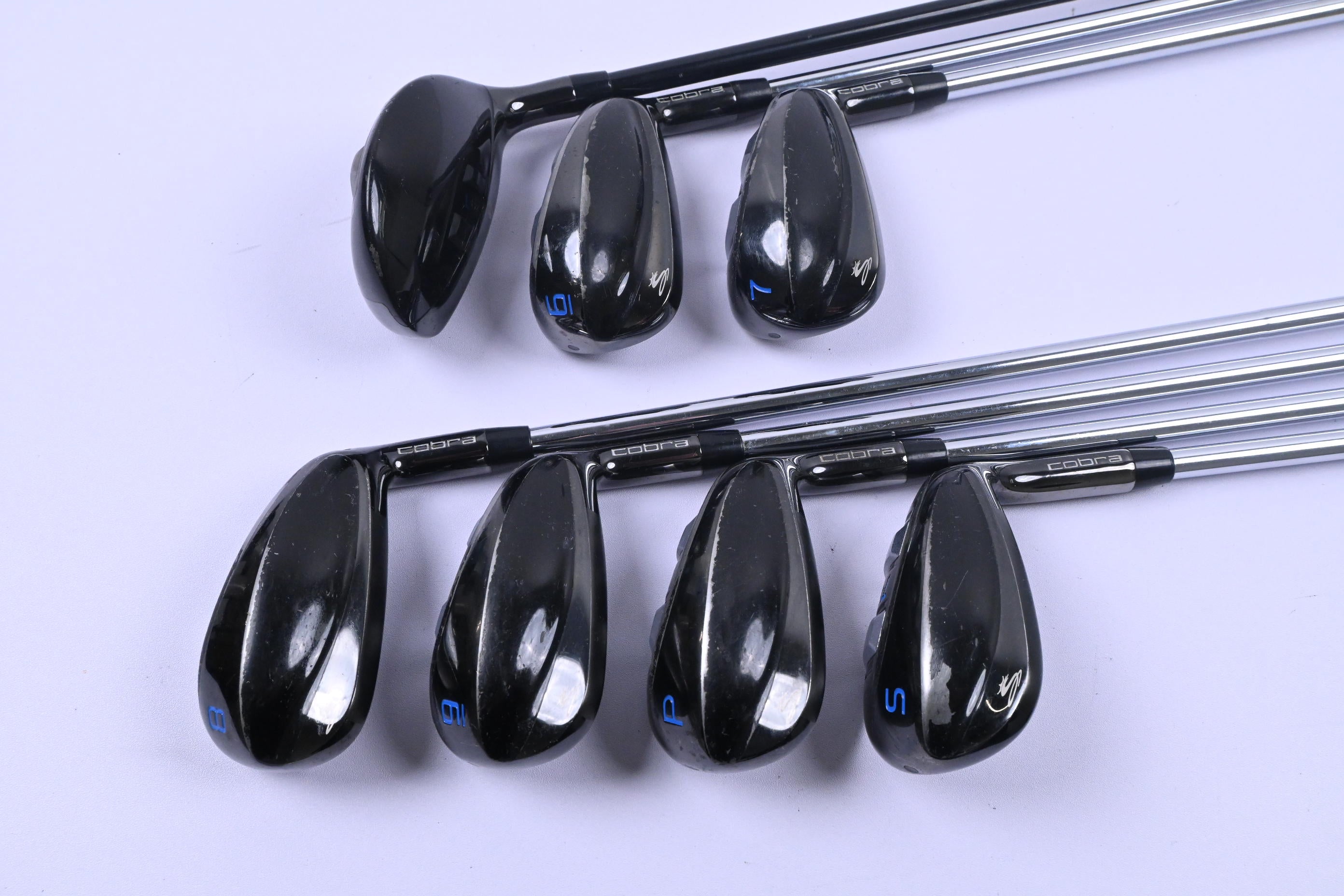 Cobra T-Rail Hybrid Combo Irons / 5H+6-PW+SW / Regular Flex Cobra Ultralite