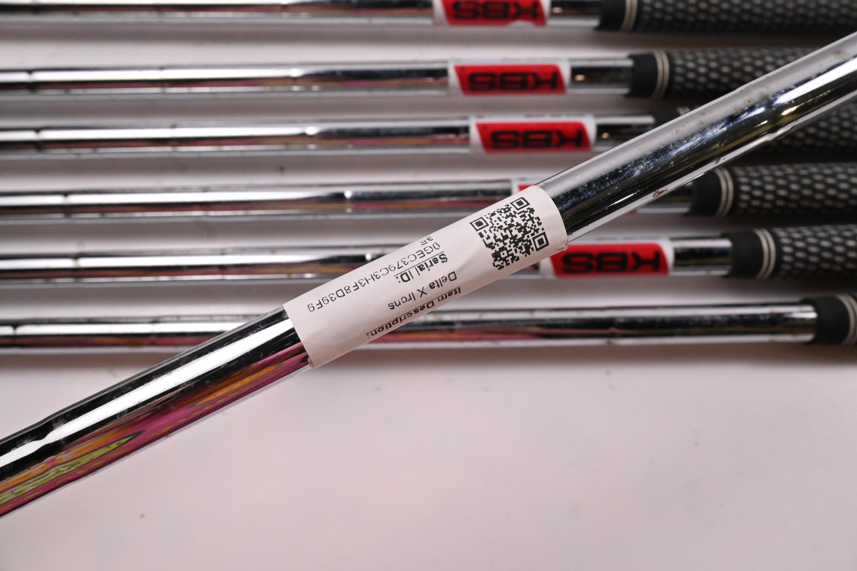 Benross Delta X Irons / 5-PW+SW / Stiff Flex KBS Tour 105 Shafts