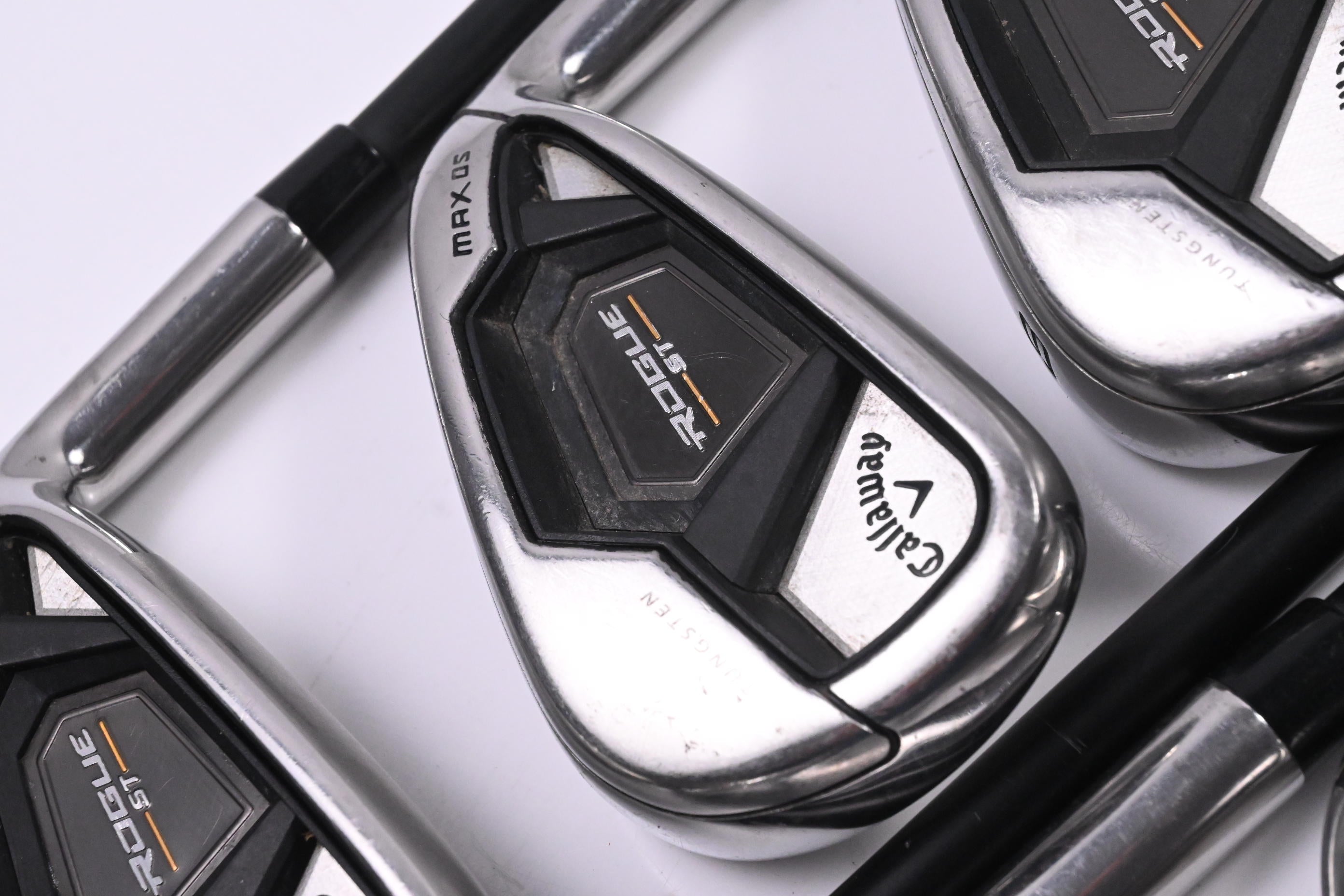 Callaway Rogue ST Max OS Irons / 6-PW+GW+SW / Ladies Flex Cypher 40 Shafts
