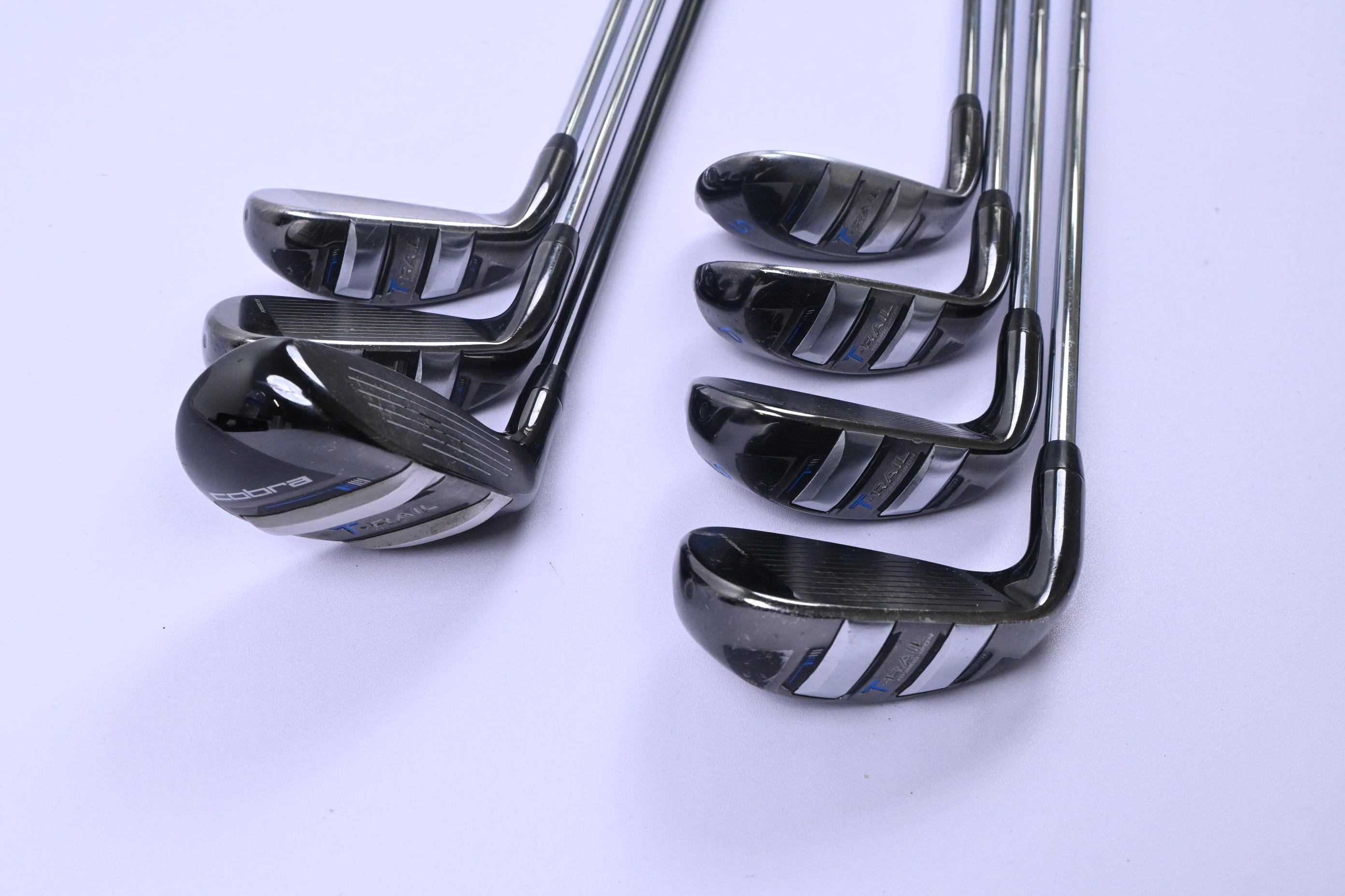 Cobra T-Rail Hybrid Combo Irons / 5H+6-PW+SW / Regular Flex Cobra Ultralite